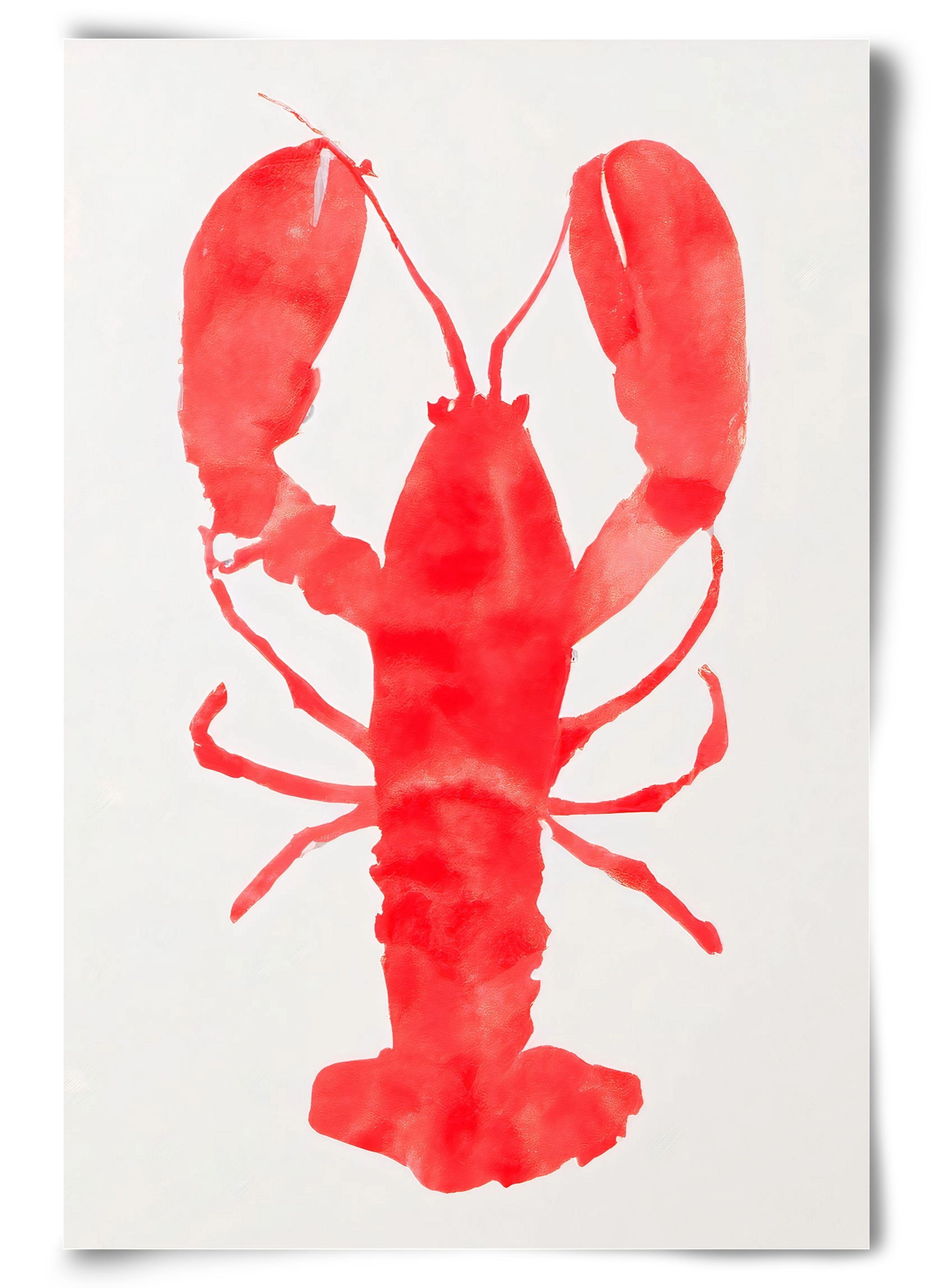 Lobster grace, 60x90 cm, Keret nélkül