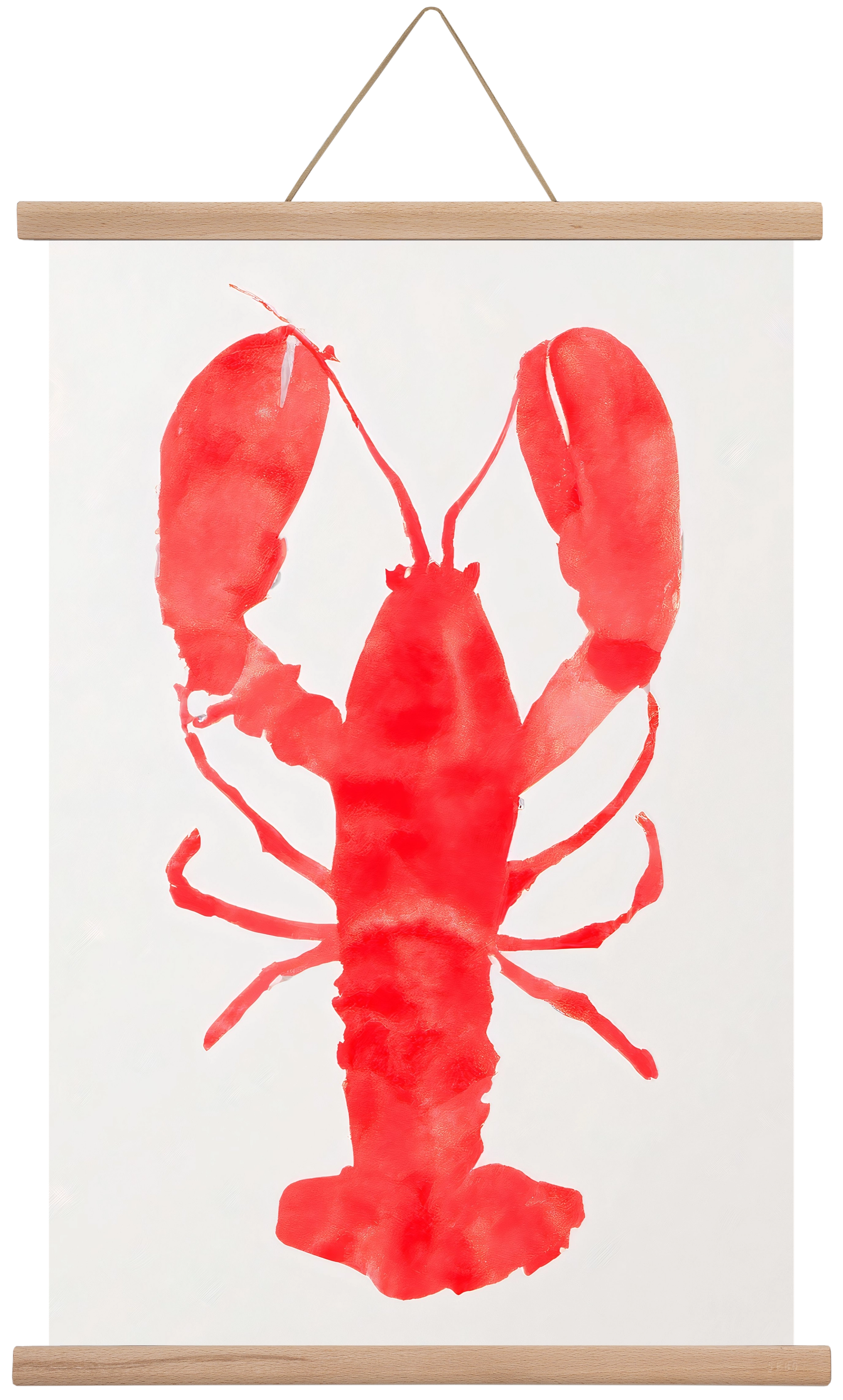 Lobster grace, 40x60 cm (40x60 cm), Tölgy akasztó