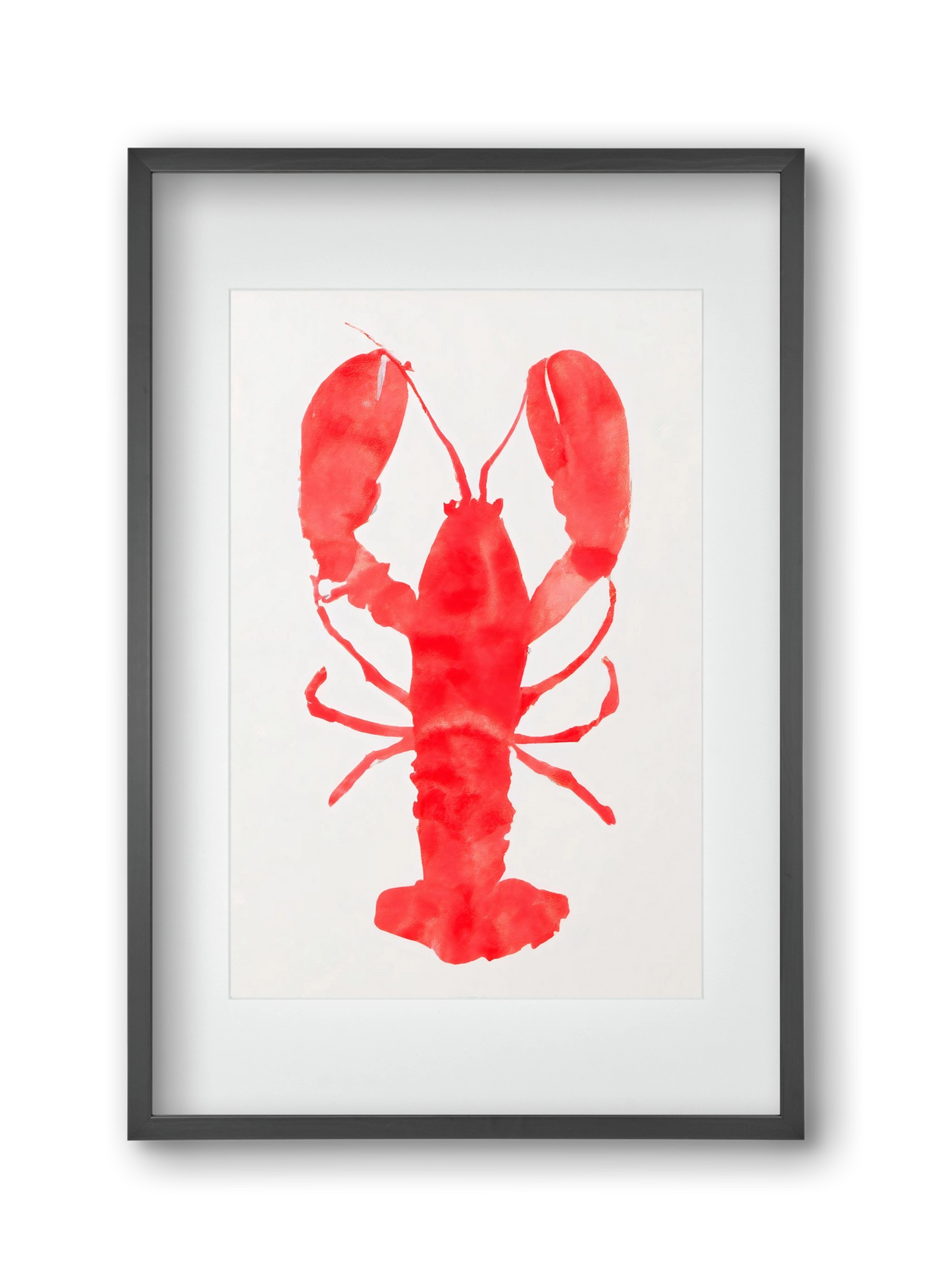 Lobster grace, 30x45 cm (20x30 cm), Fekete keret, paszpartuval