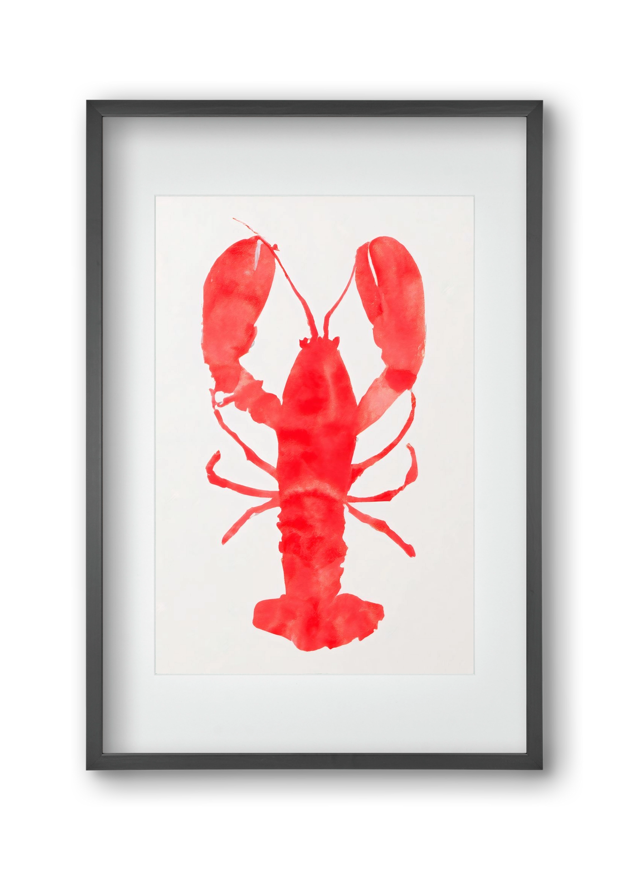 Lobster grace, 30x45 cm (20x30 cm), Fekete keret, paszpartuval