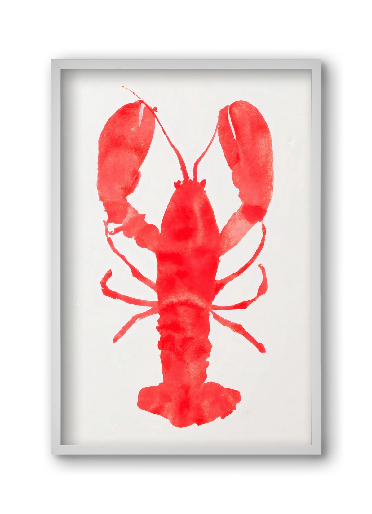 Lobster grace, 30x45 cm (30x45 cm), Fehér keret