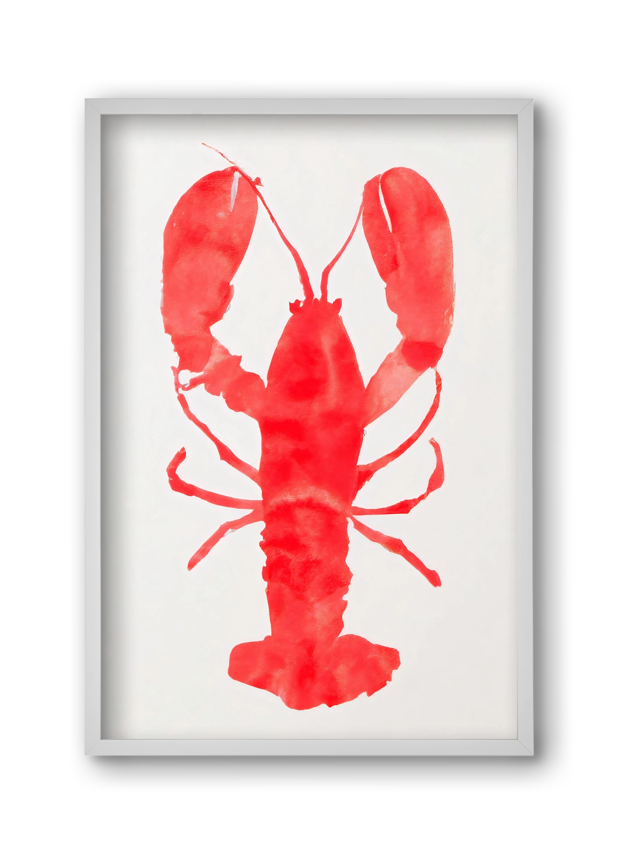 Lobster grace, 30x45 cm (30x45 cm), Fehér keret