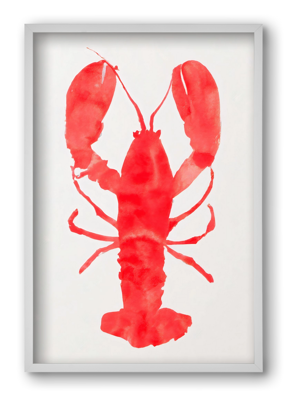 Lobster grace, 40x60 cm (40x60 cm), Fehér keret