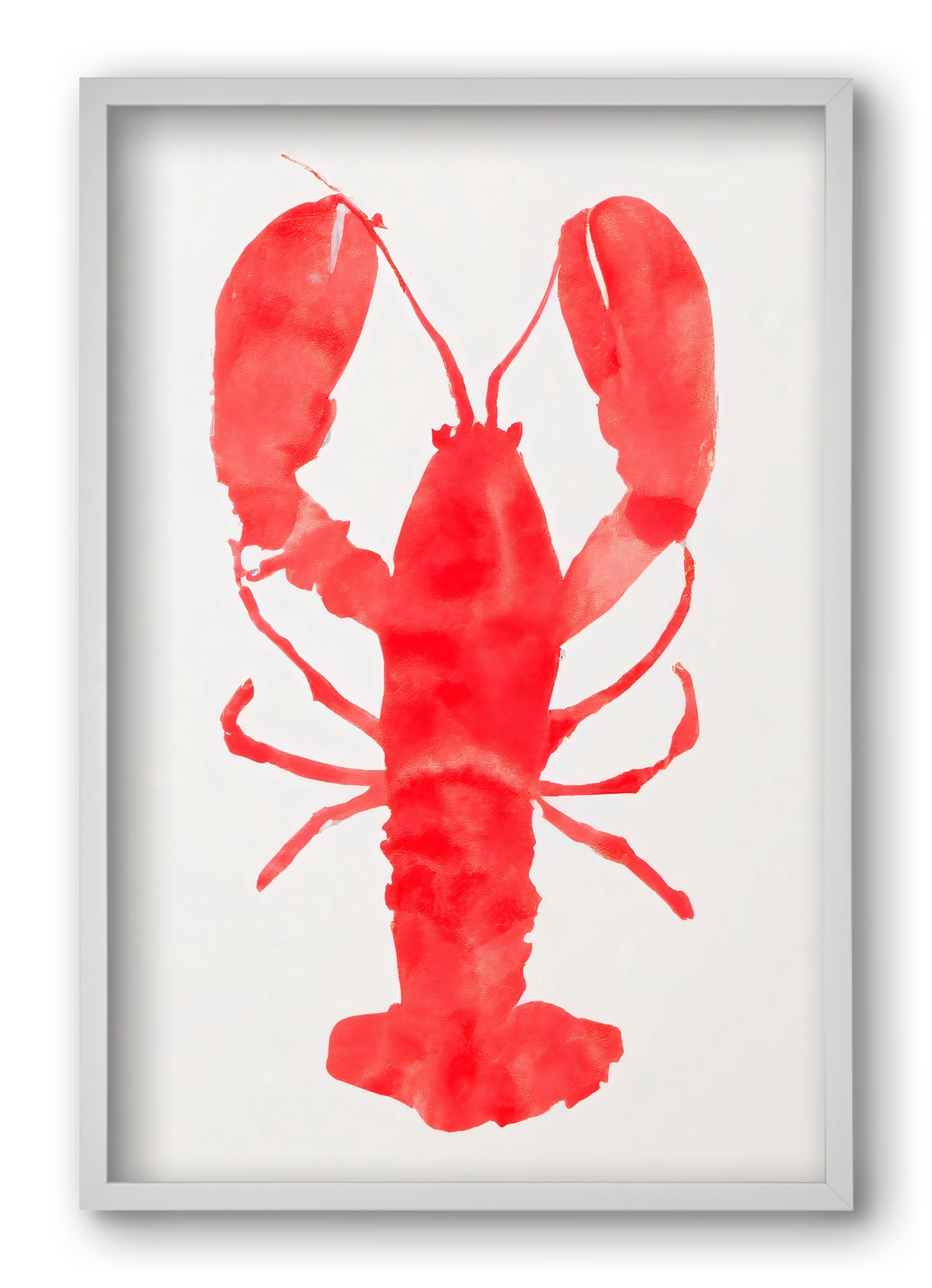 Lobster grace, 40x60 cm (40x60 cm), Fehér keret