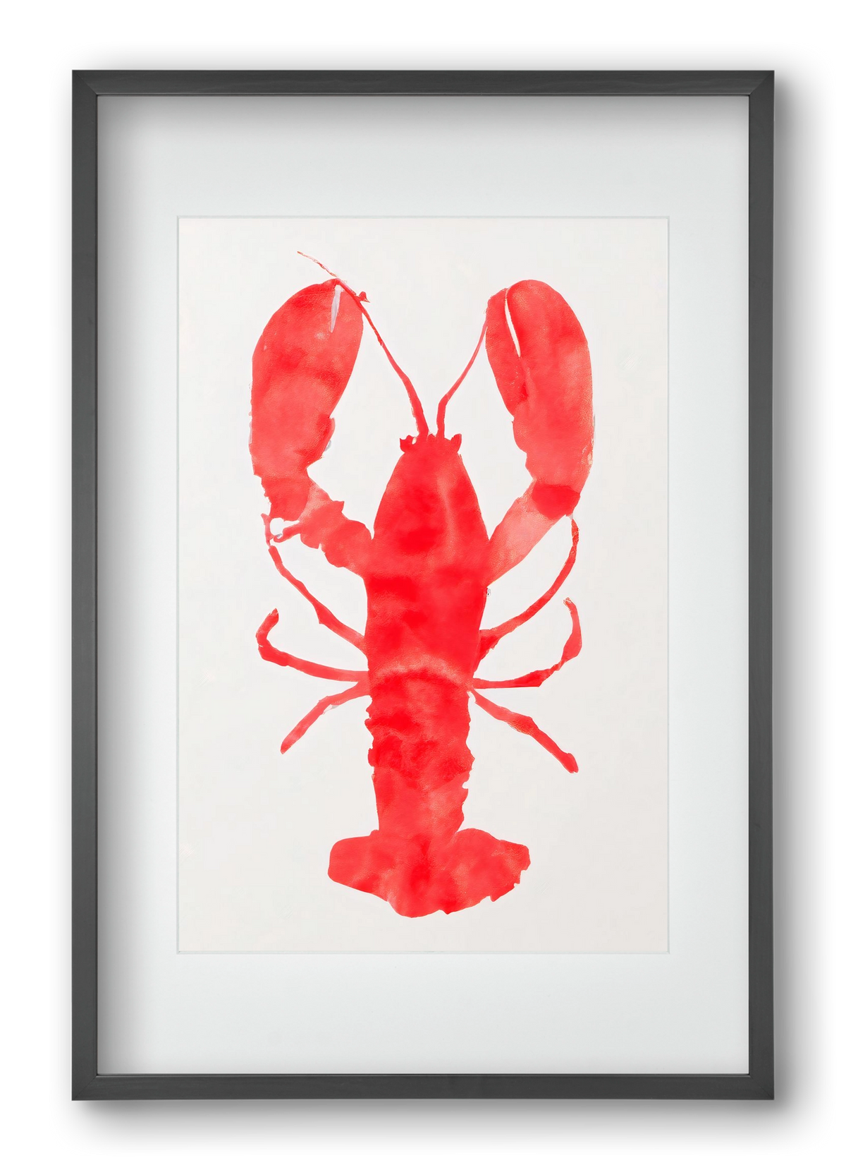 Lobster grace, 40x60 cm (30x45 cm), Fekete keret, paszpartuval
