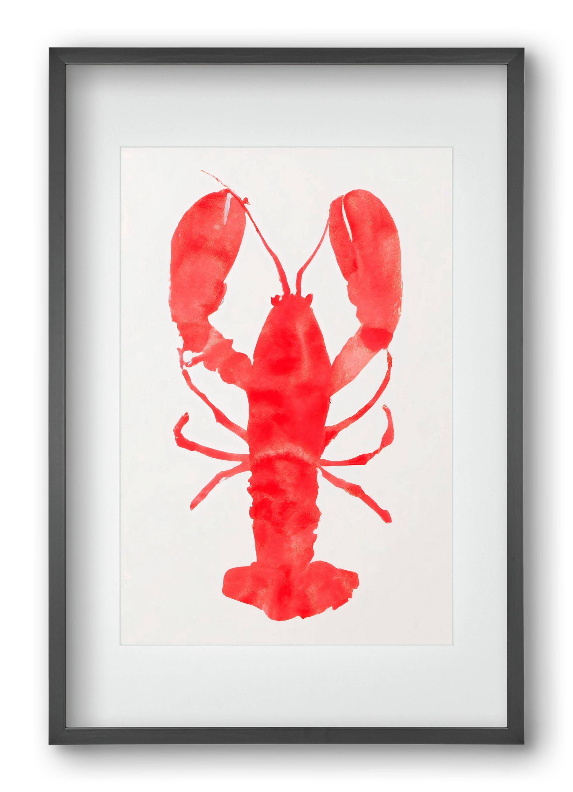 Lobster grace, 40x60 cm (30x45 cm), Fekete keret, paszpartuval