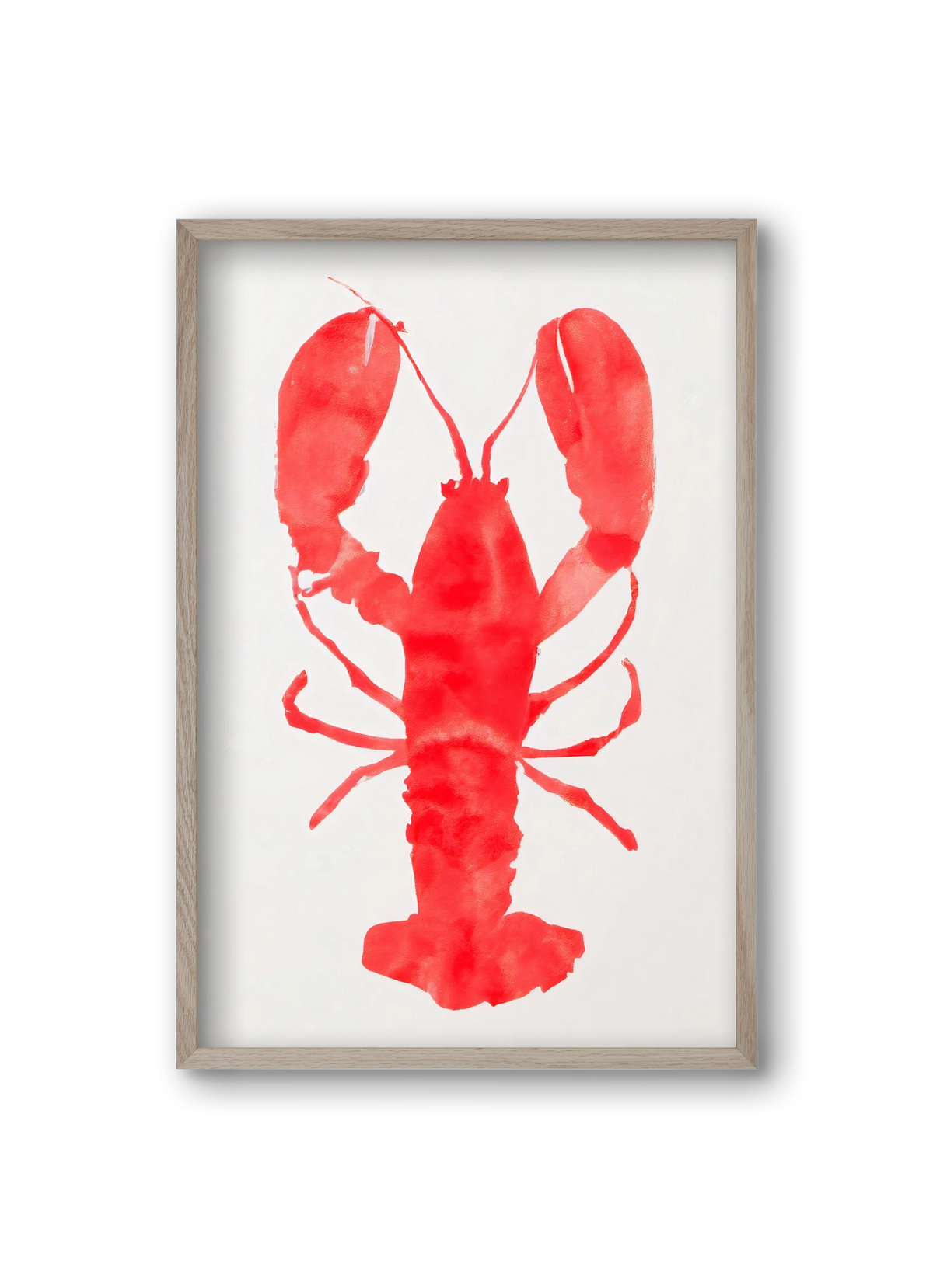 Lobster grace, 20x30 cm (20x30 cm), Tölgy keret