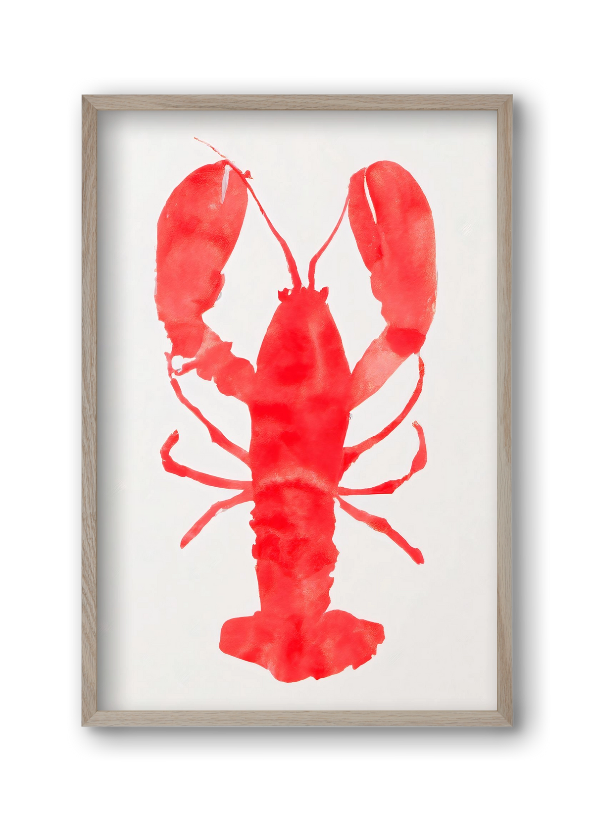 Lobster grace, 30x45 cm (30x45 cm), Tölgy keret
