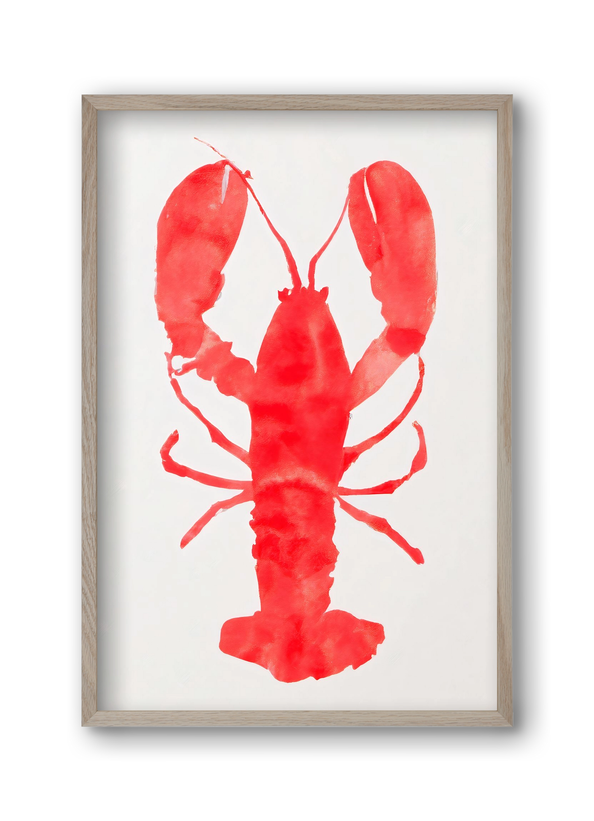 Lobster grace, 30x45 cm (30x45 cm), Tölgy keret