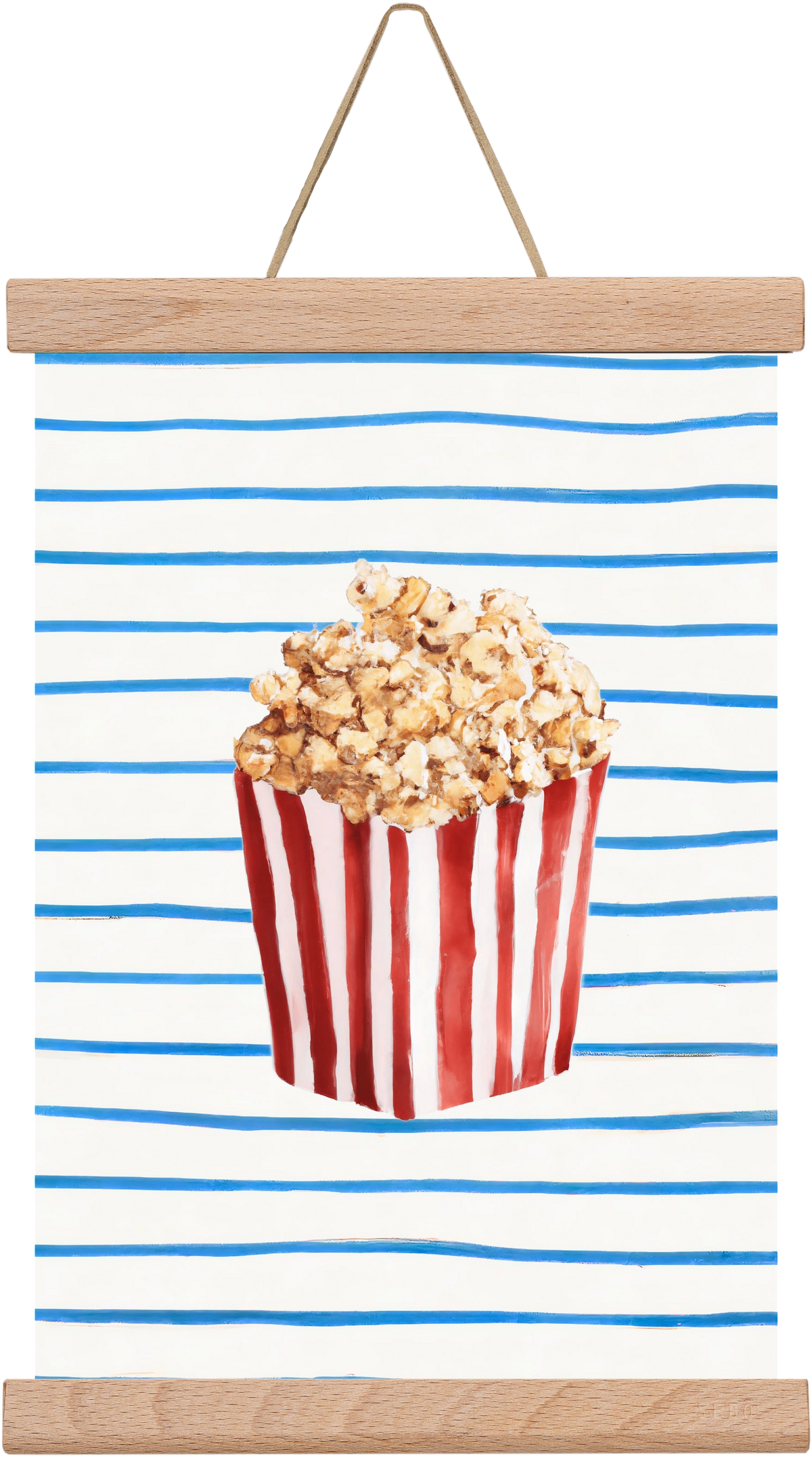 Popcorn time, 20x30 cm (20x30 cm), Tölgy akasztó