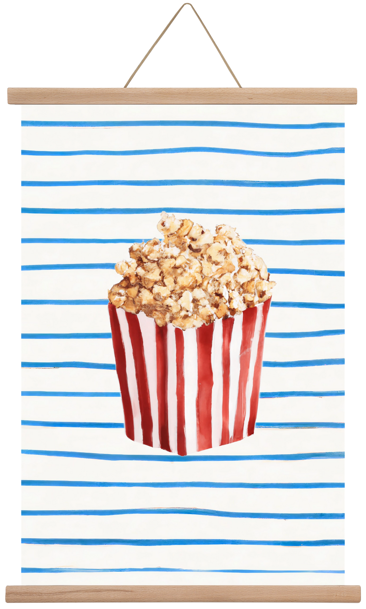 Popcorn time, 40x60 cm (40x60 cm), Tölgy akasztó