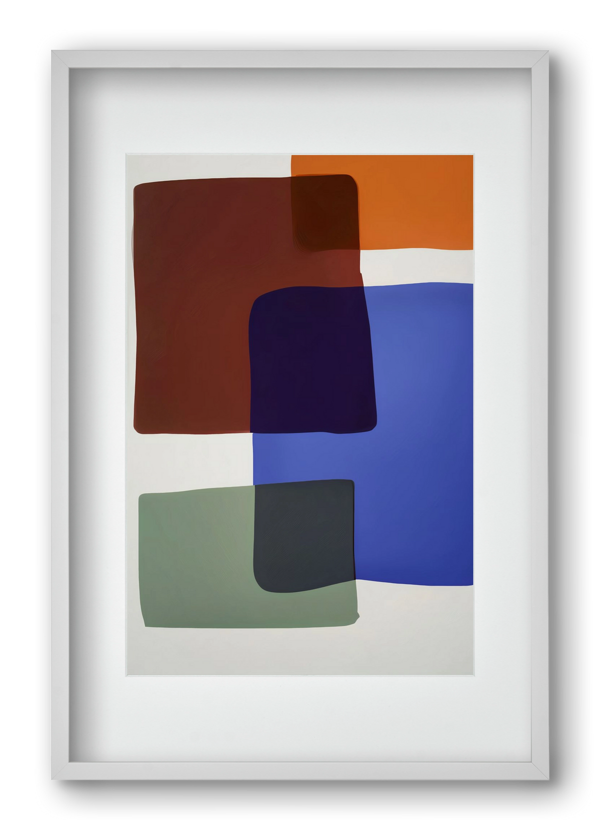 Out of the box, 40x60 cm (30x45 cm), Fehér keret, paszpartuval