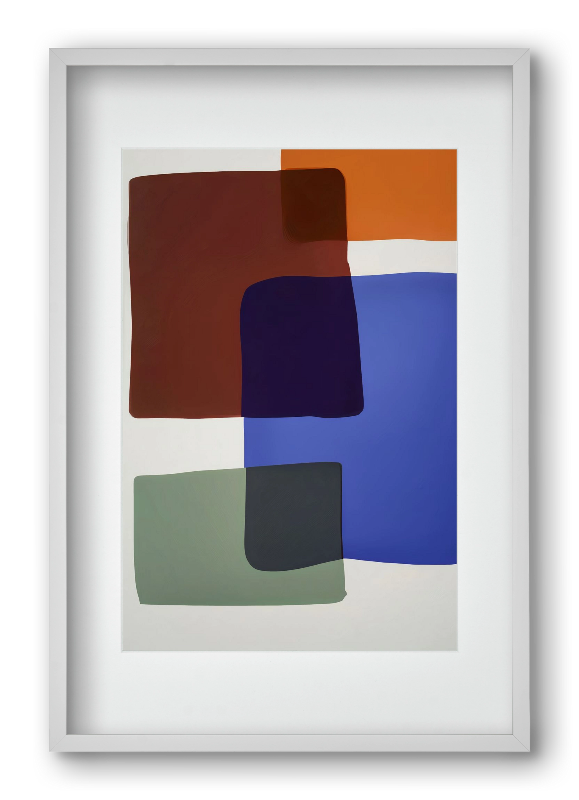 Out of the box, 40x60 cm (30x45 cm), Fehér keret, paszpartuval