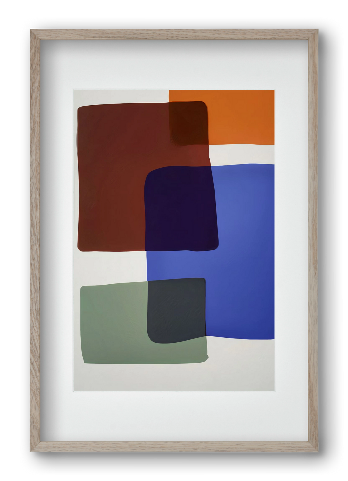 Out of the box, 40x60 cm (30x45 cm), Tölgy keret, paszpartuval