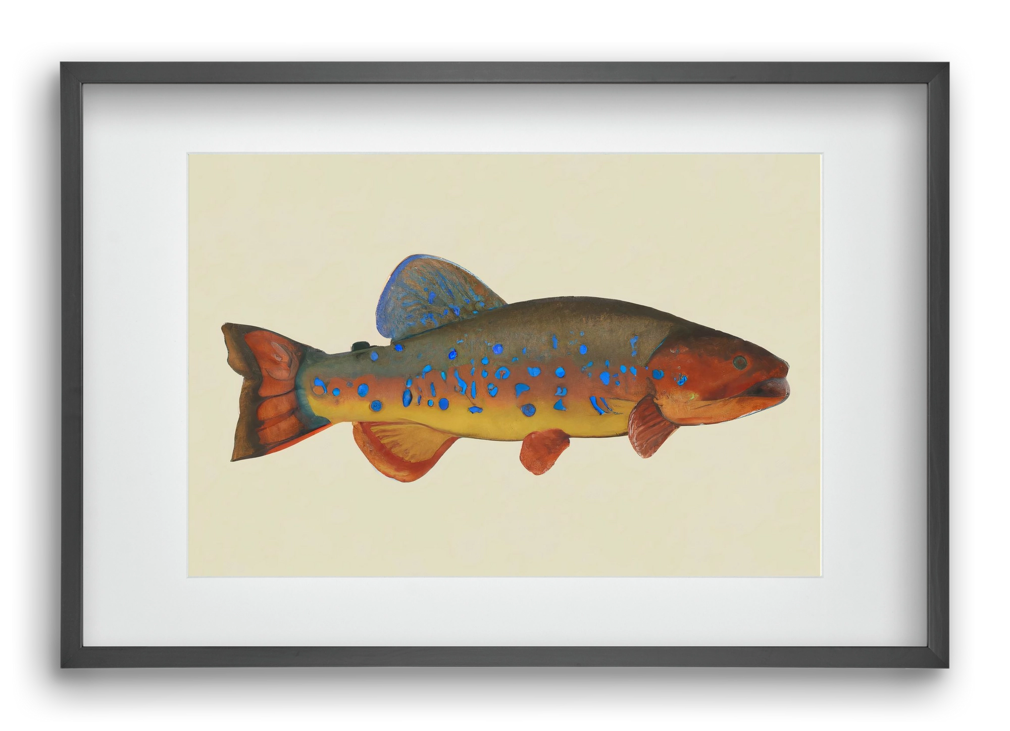 Radiant reef, 60x40 cm (45x30 cm), Fekete keret, paszpartuval