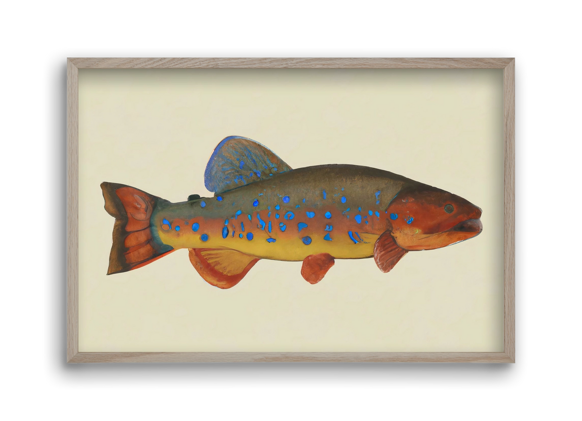 Radiant reef, 45x30 cm (45x30 cm), Tölgy keret