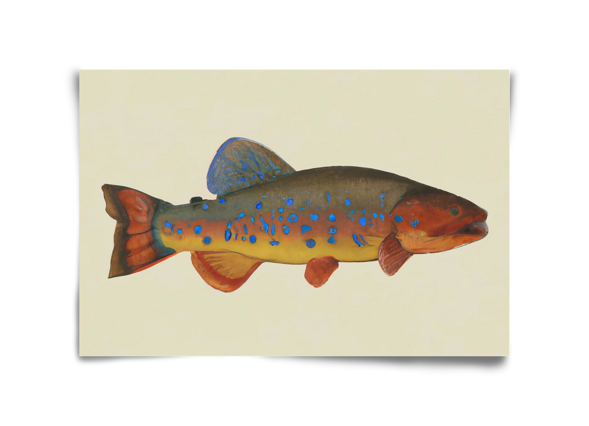 Radiant reef, 45x30 cm, Keret nélkül