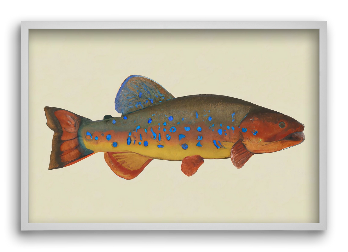 Radiant reef, 60x40 cm (60x40 cm), Fehér keret