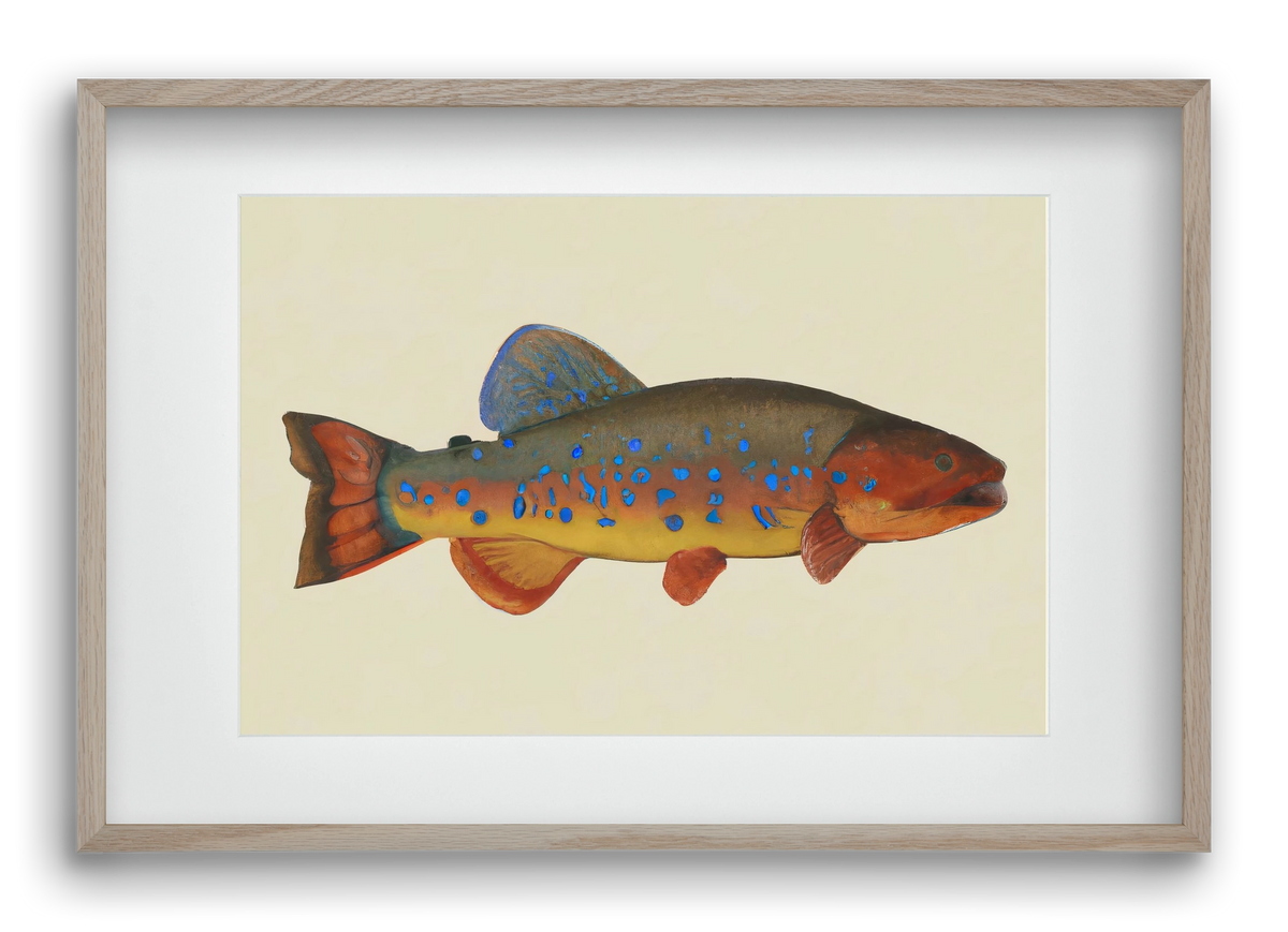 Radiant reef, 60x40 cm (45x30 cm), Tölgy keret, paszpartuval