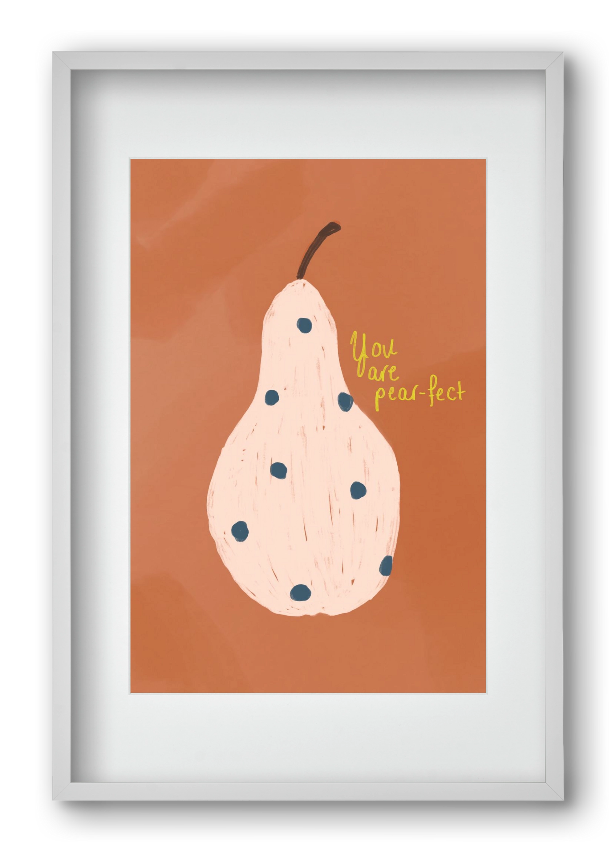 Pearfect, 40x60 cm (30x45 cm), Fehér keret, paszpartuval