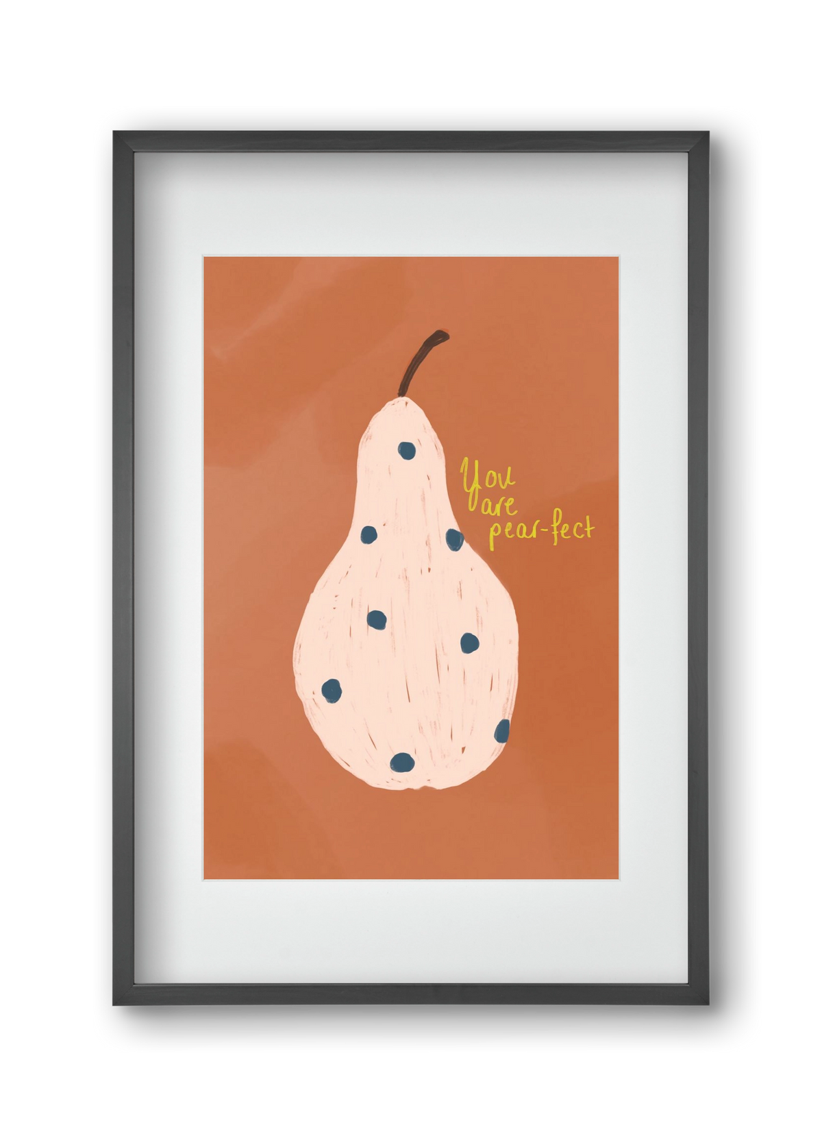 Pearfect, 30x45 cm (20x30 cm), Fekete keret, paszpartuval