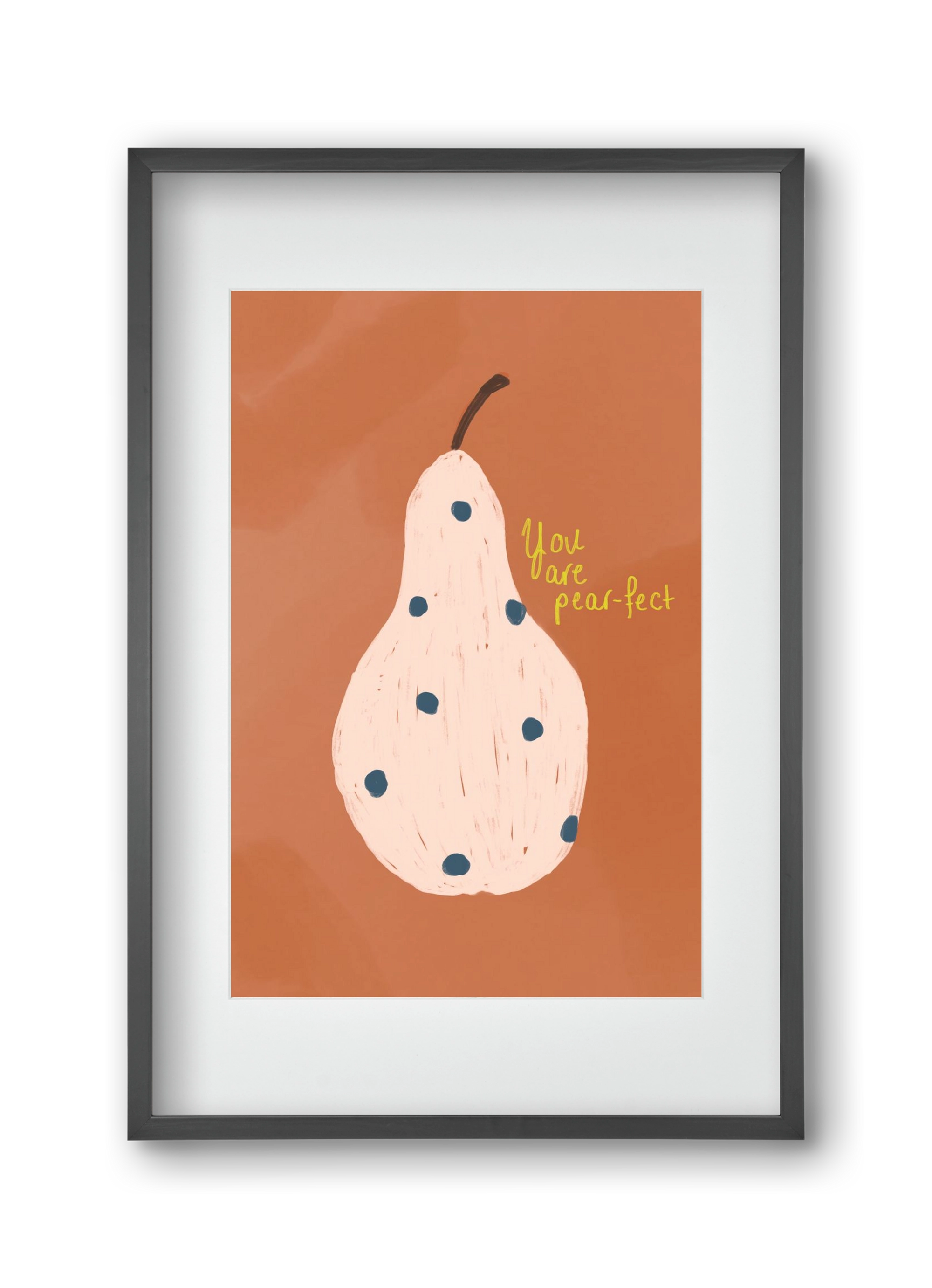 Pearfect, 30x45 cm (20x30 cm), Fekete keret, paszpartuval