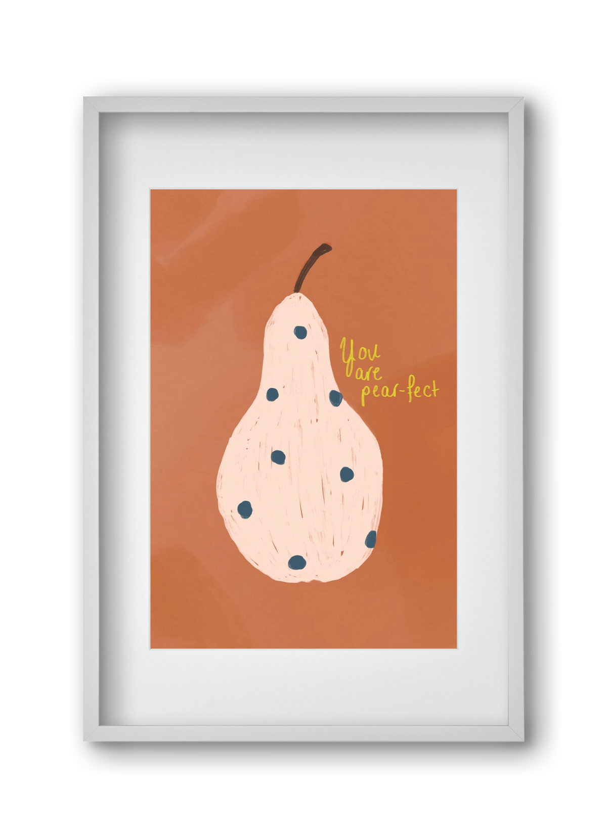 Pearfect, 30x45 cm (20x30 cm), Fehér keret, paszpartuval