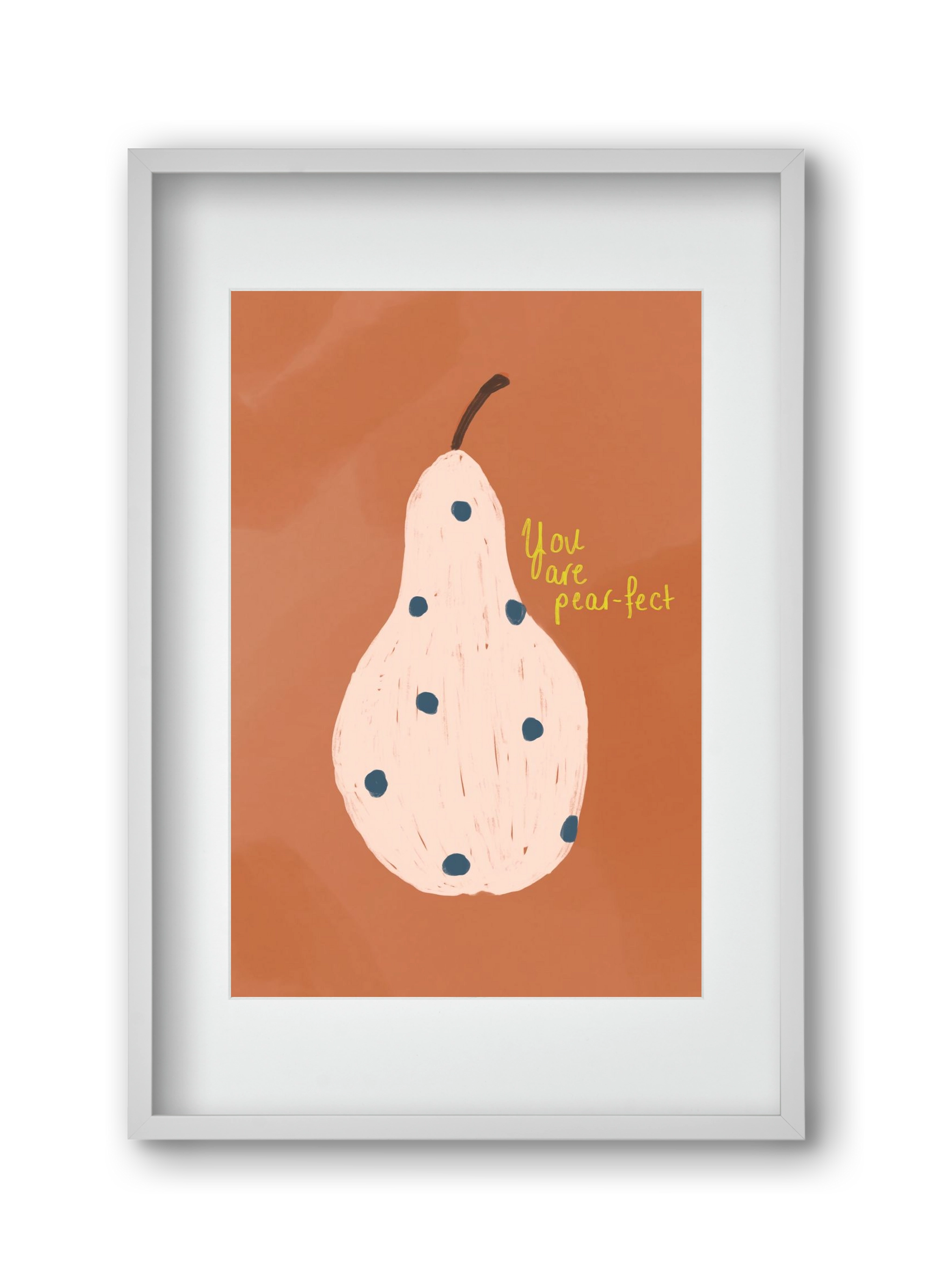 Pearfect, 30x45 cm (20x30 cm), Fehér keret, paszpartuval