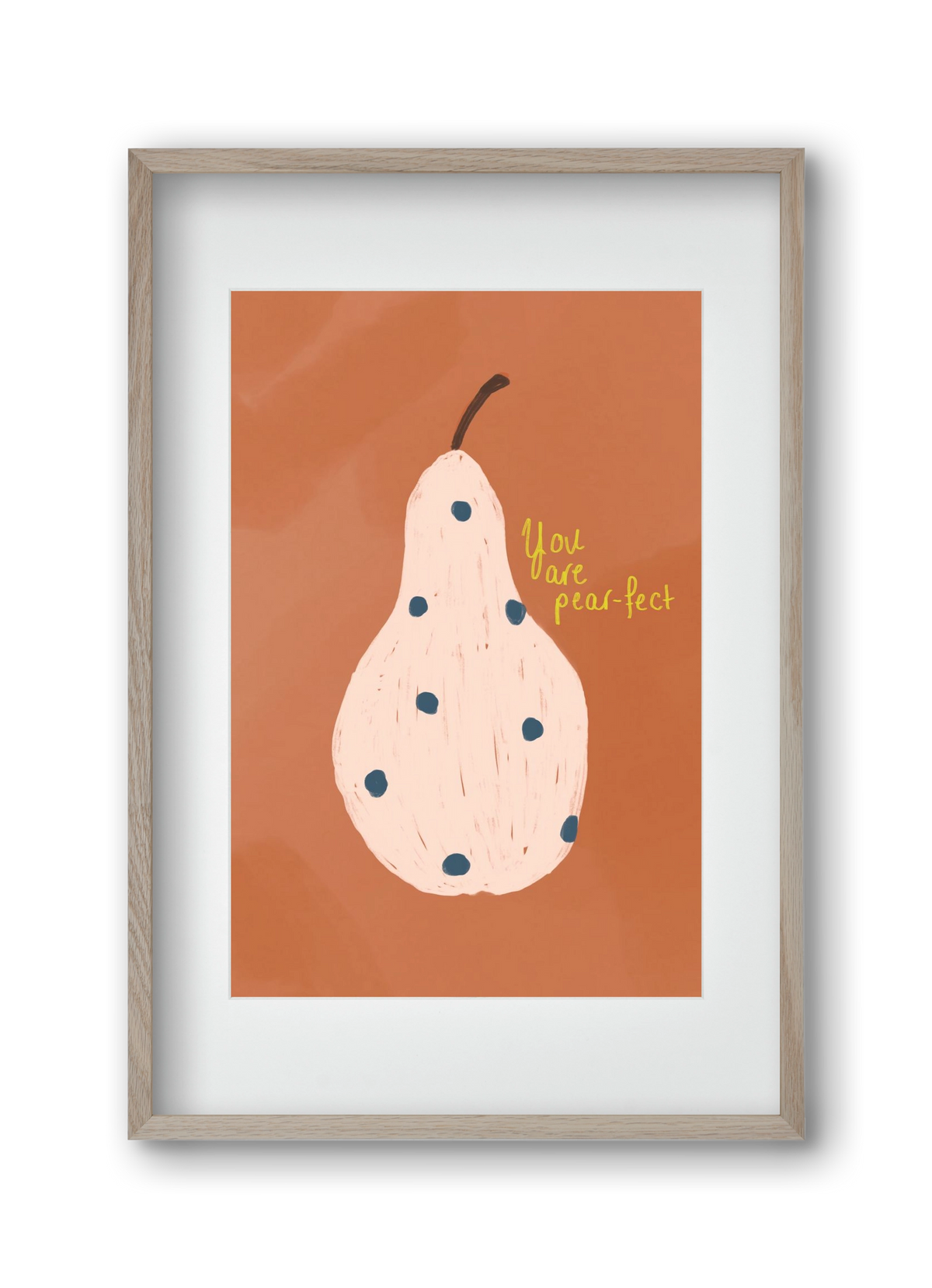 Pearfect, 30x45 cm (20x30 cm), Tölgy keret, paszpartuval