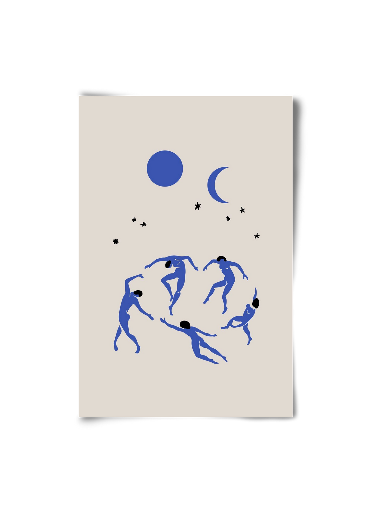 Blue Dancers, 20x30 cm, Keret nélkül