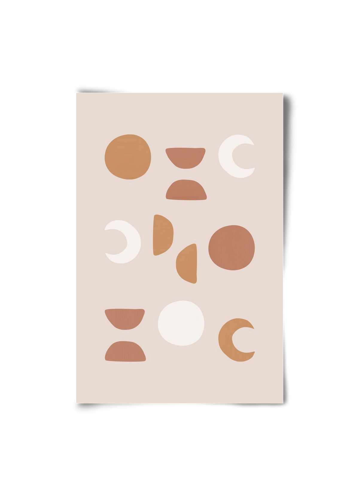 Blush Moon Phases, 20x30 cm, Keret nélkül