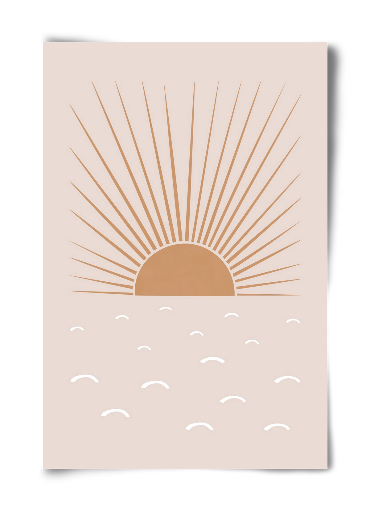 Blush Sun, 40x60 cm, Keret nélkül