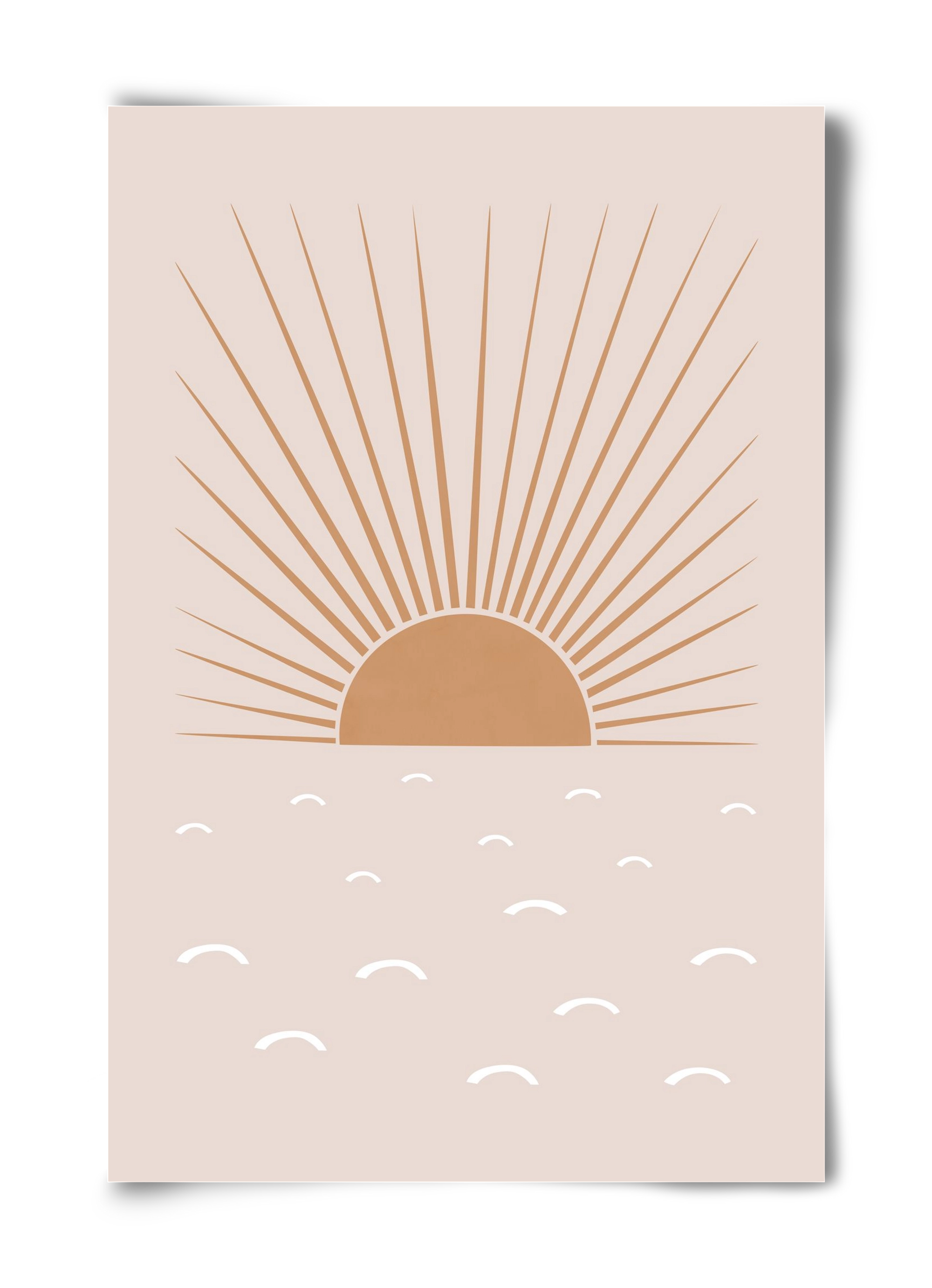 Blush Sun, 40x60 cm, Keret nélkül