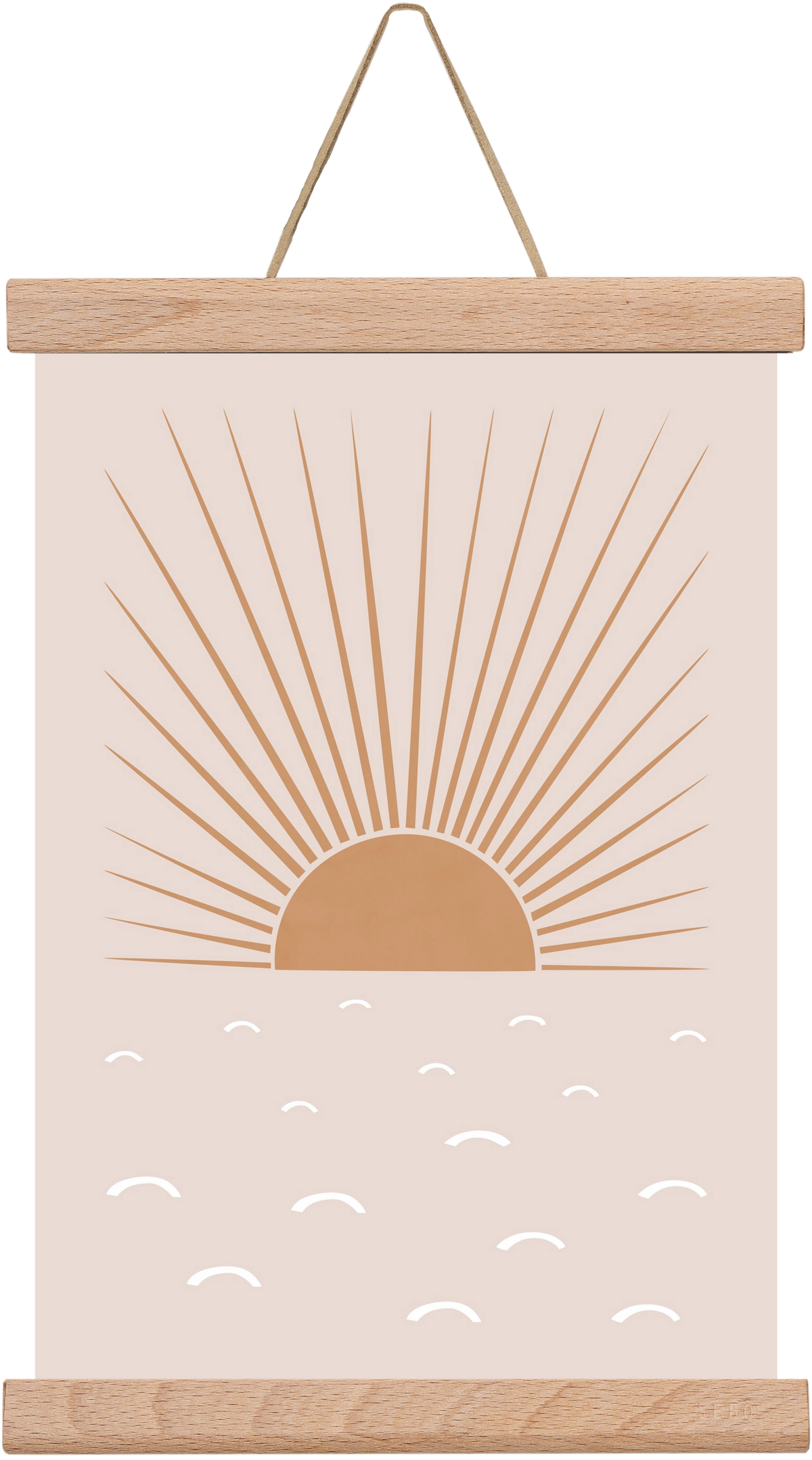 Blush Sun, 20x30 cm (20x30 cm), Tölgy akasztó