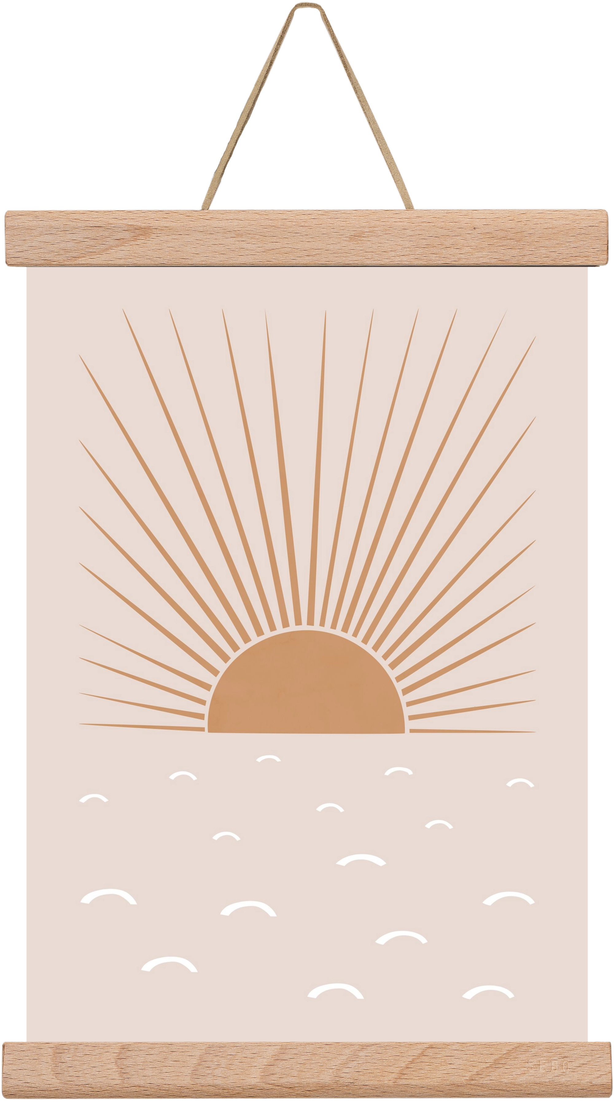 Blush Sun, 20x30 cm (20x30 cm), Tölgy akasztó