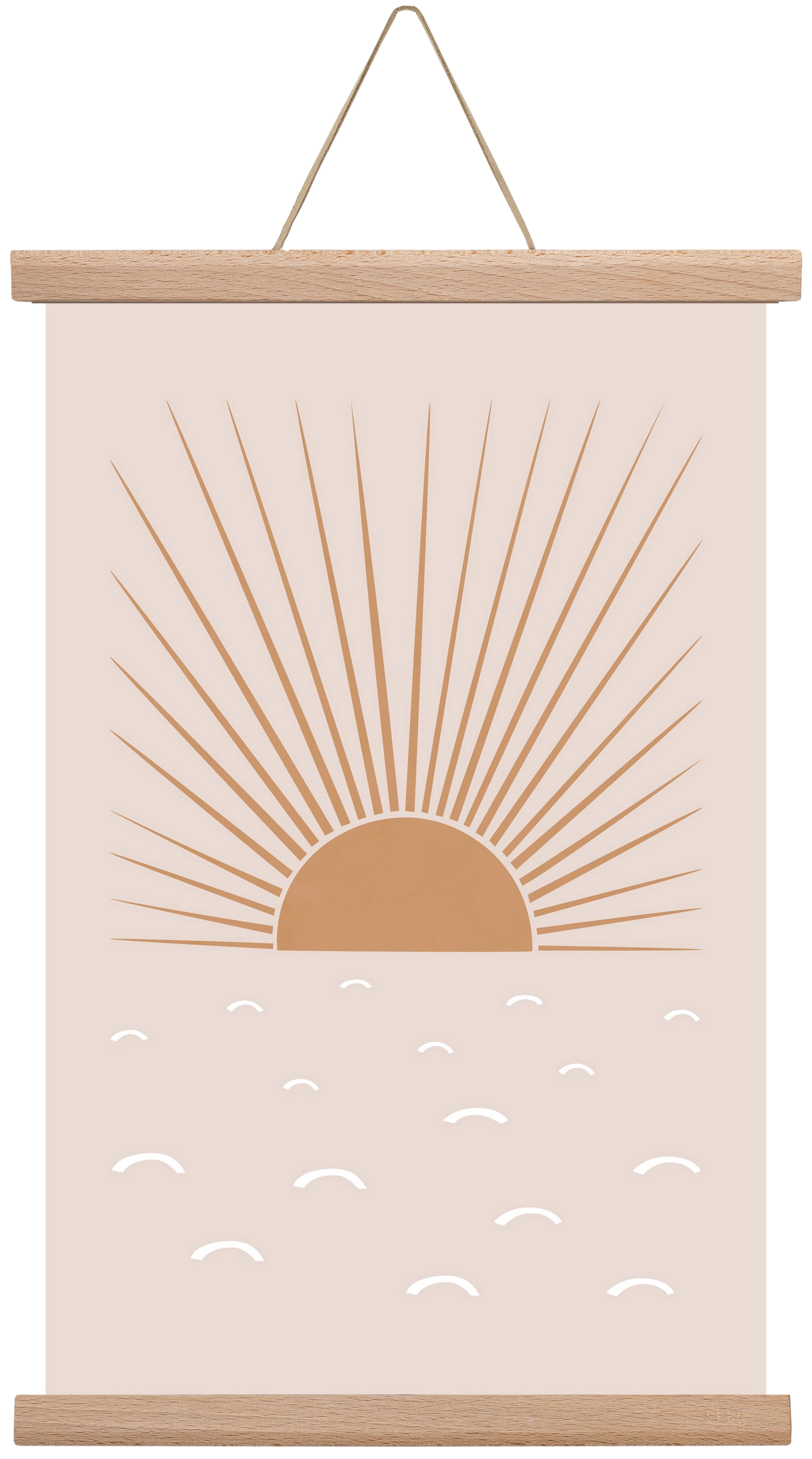 Blush Sun, 30x45 cm (30x45 cm), Tölgy akasztó