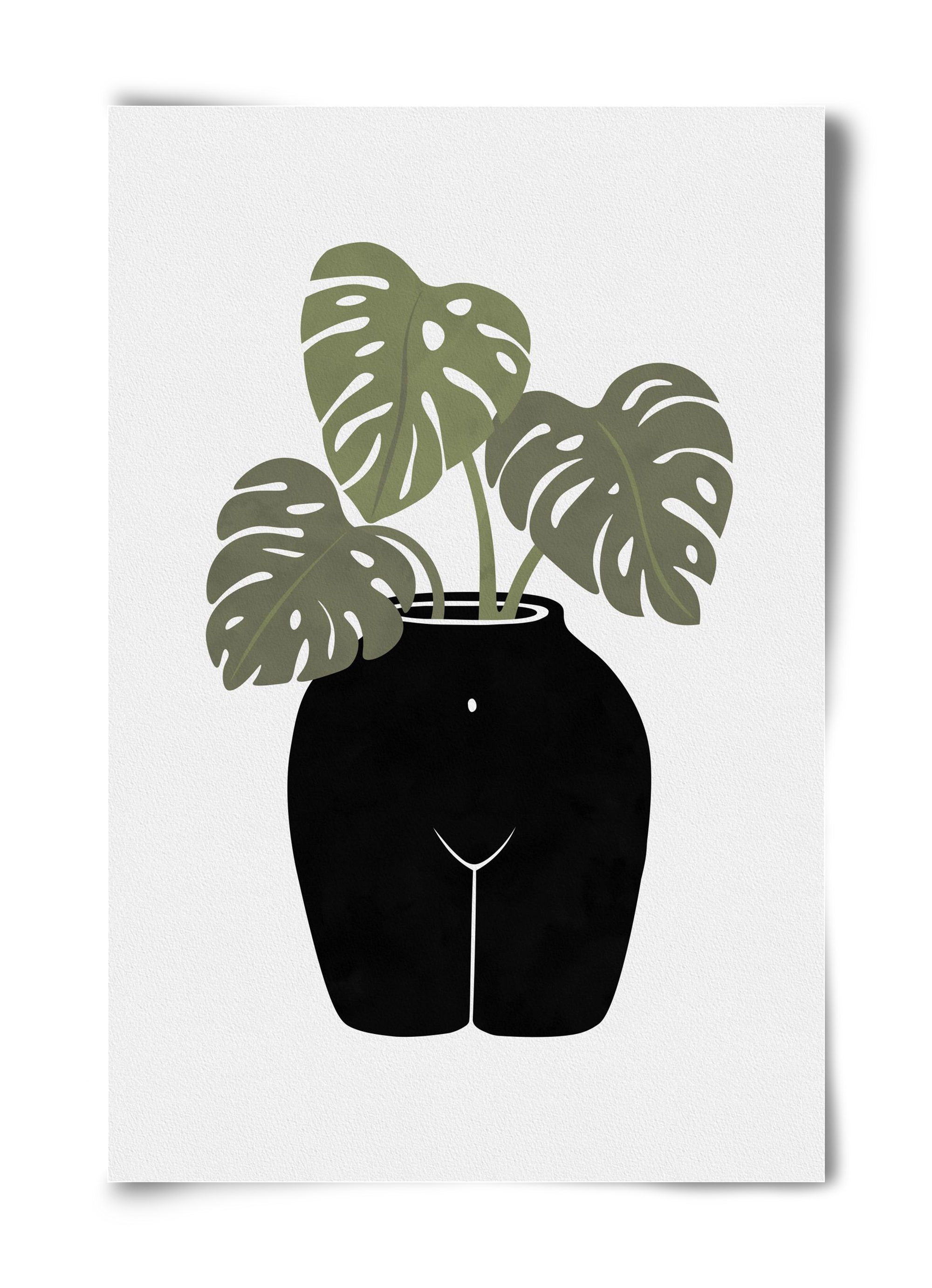 Body-tanical Vase, 40x60 cm, Keret nélkül