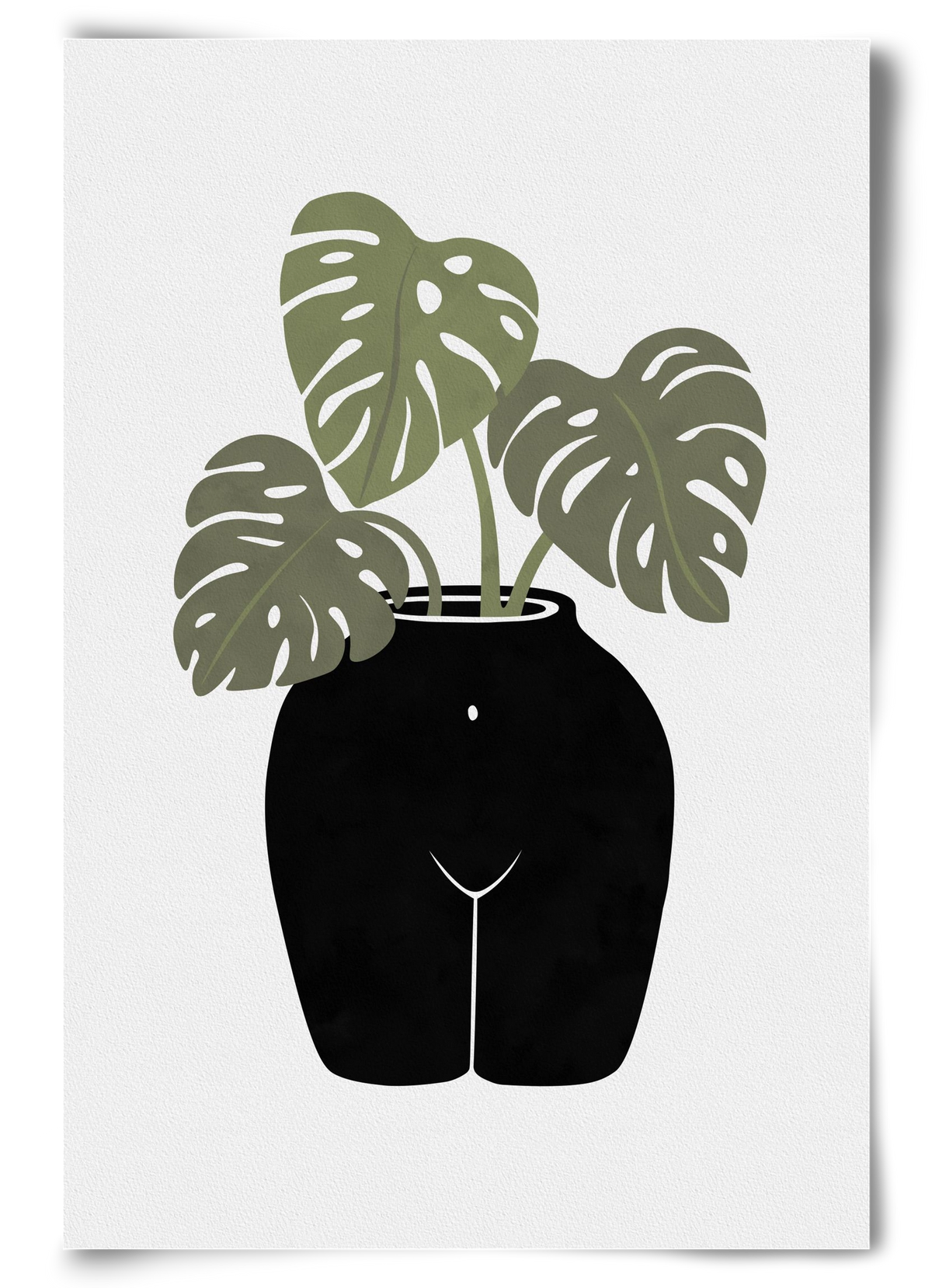 Body-tanical Vase, 60x90 cm, Keret nélkül