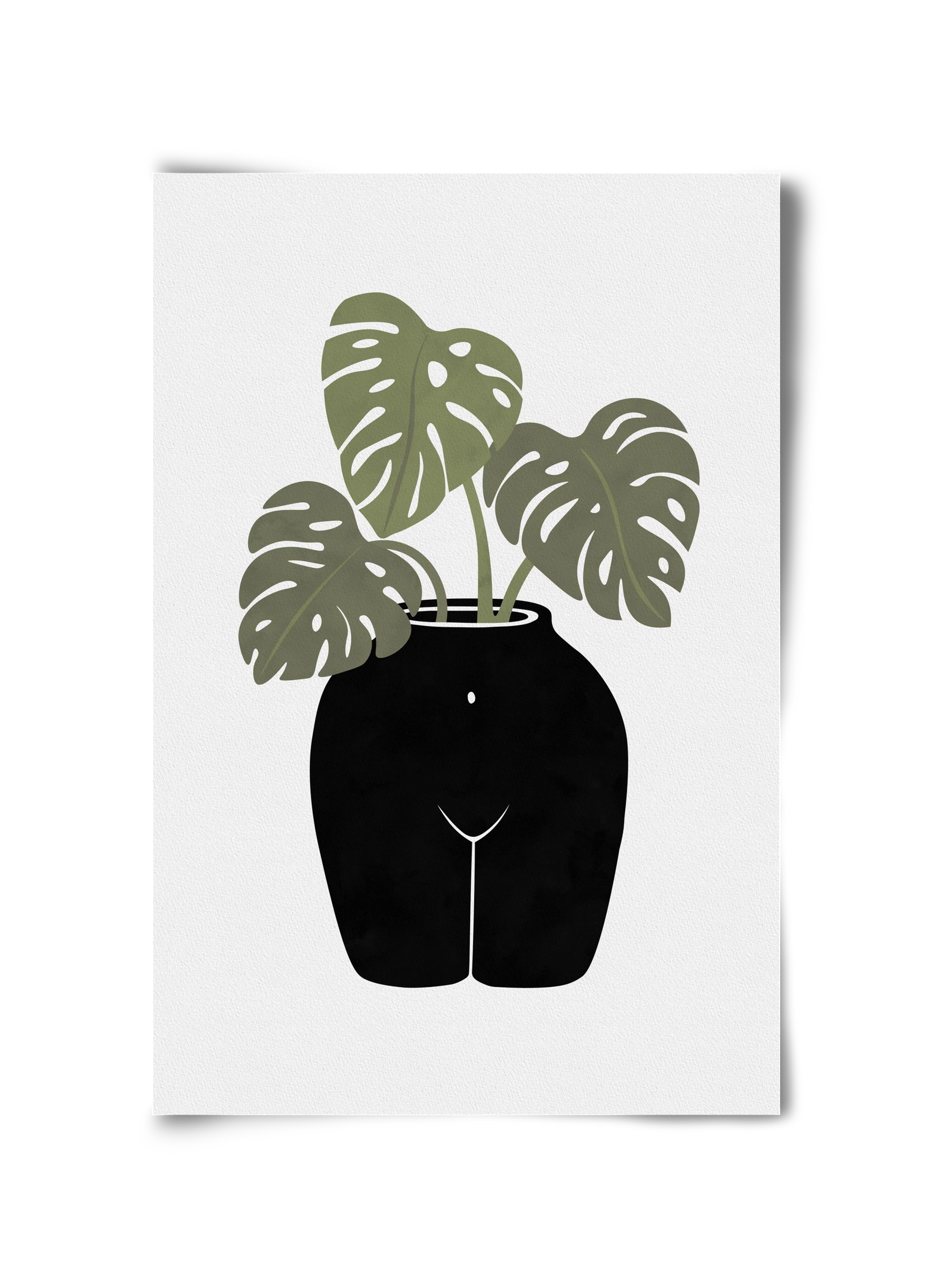 Body-tanical Vase, 30x45 cm, Keret nélkül