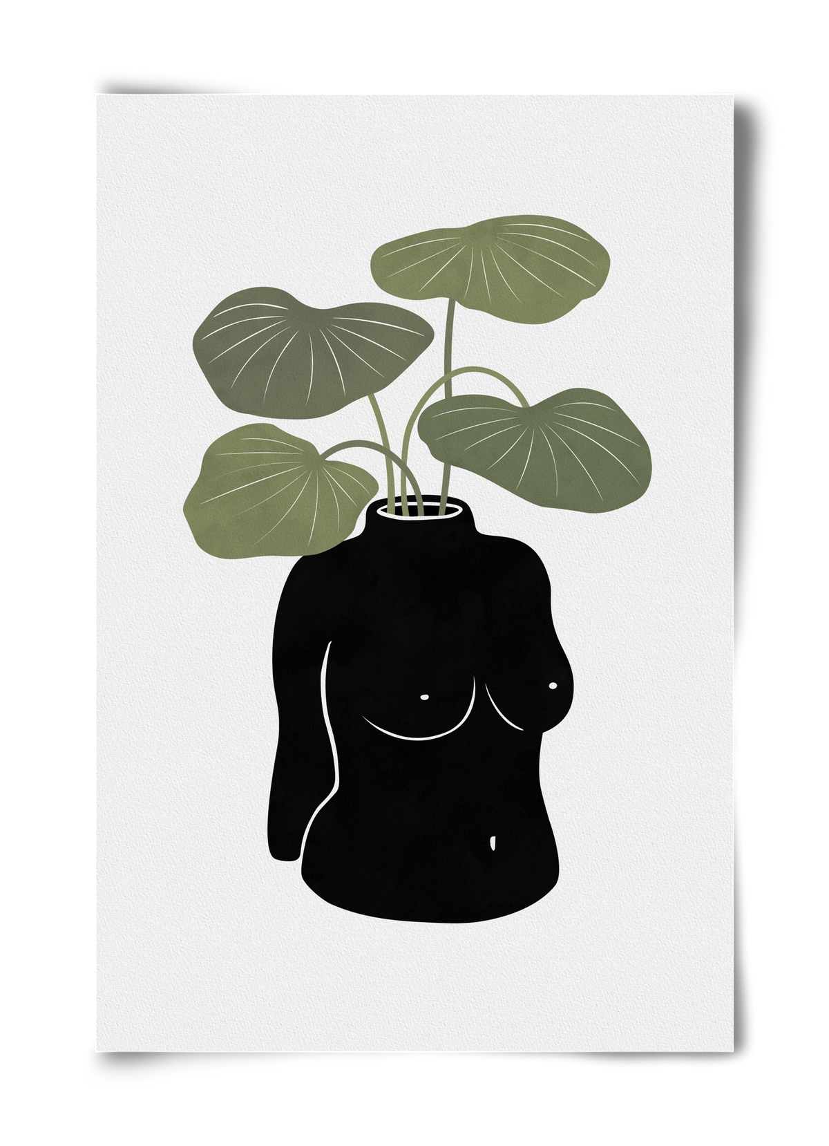 Boob-tanical Vase, 40x60 cm, Keret nélkül