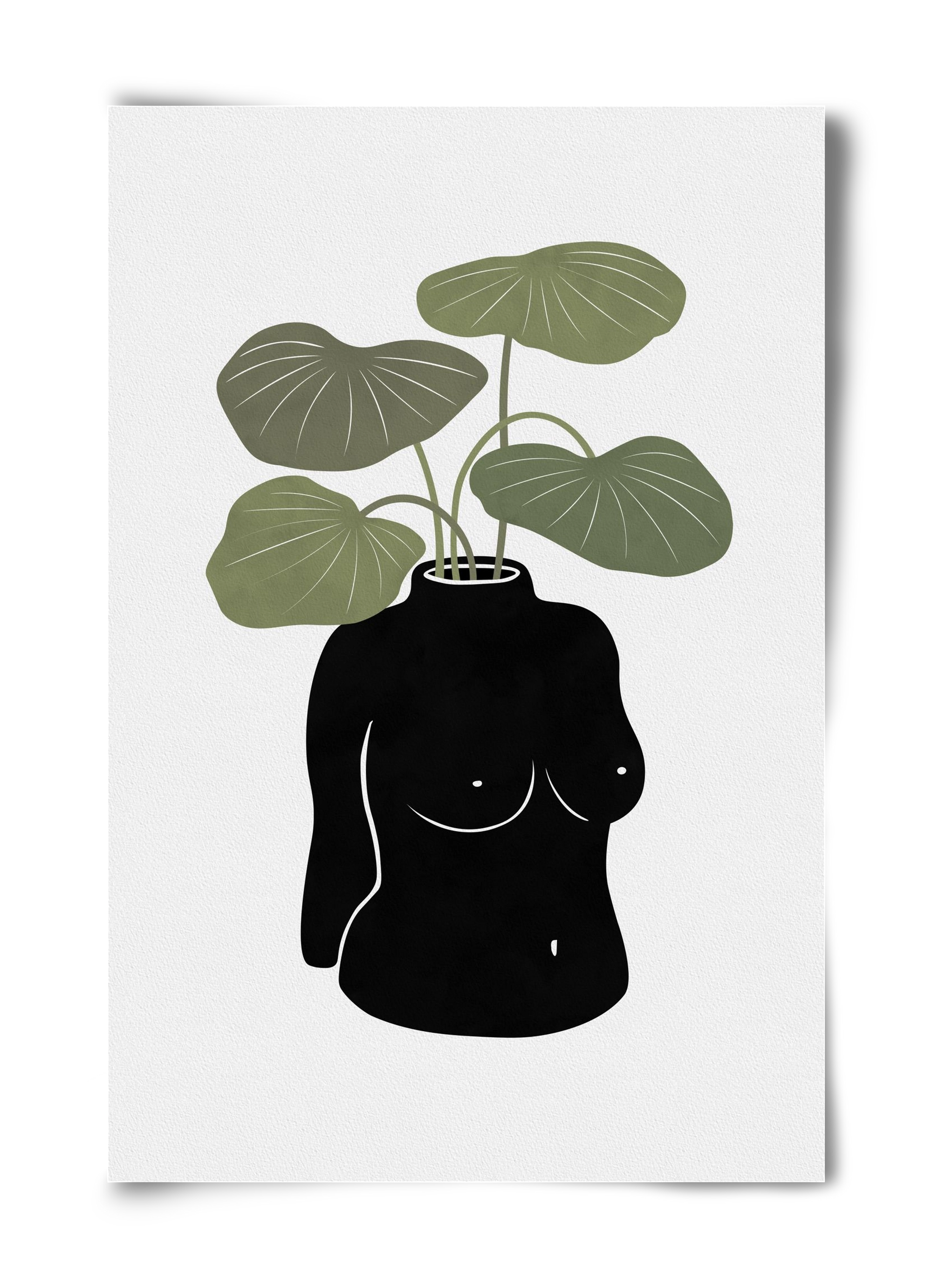 Boob-tanical Vase, 40x60 cm, Keret nélkül