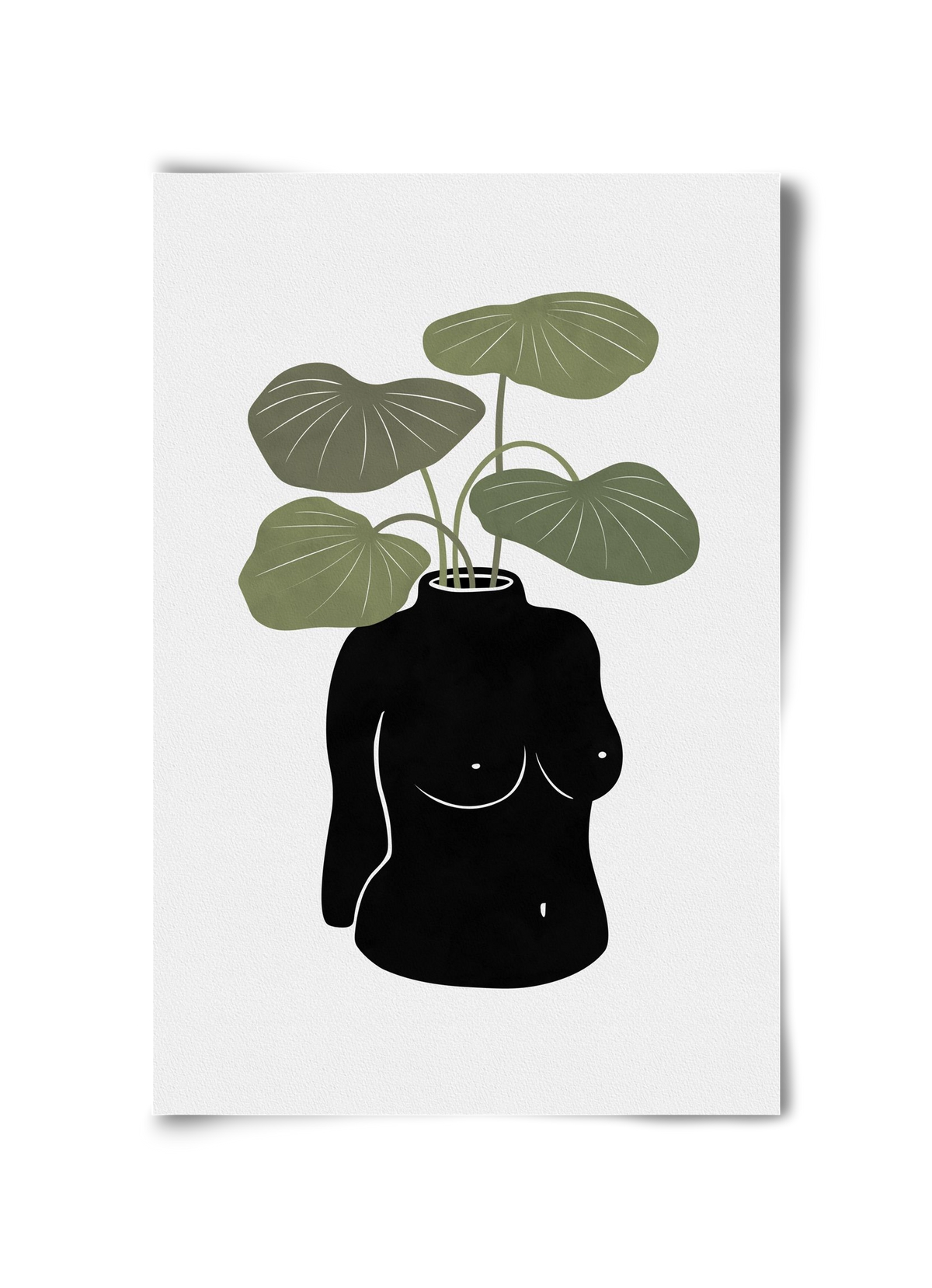 Boob-tanical Vase, 30x45 cm, Keret nélkül