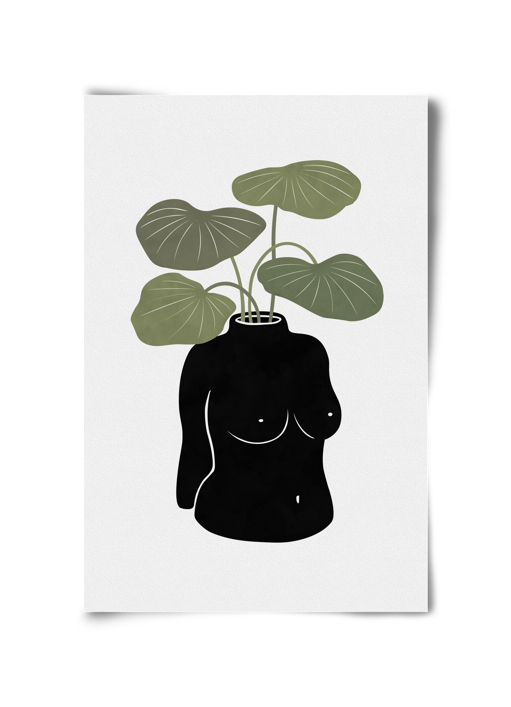 Boob-tanical Vase, 30x45 cm, Keret nélkül