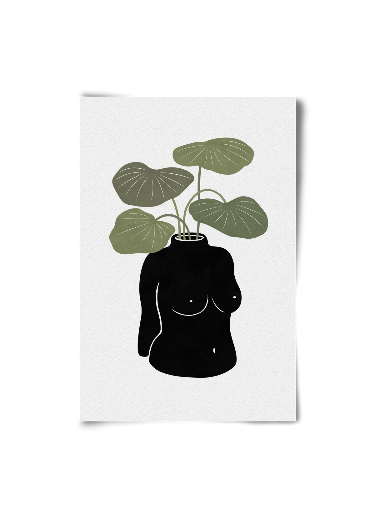 Boob-tanical Vase, 20x30 cm, Keret nélkül