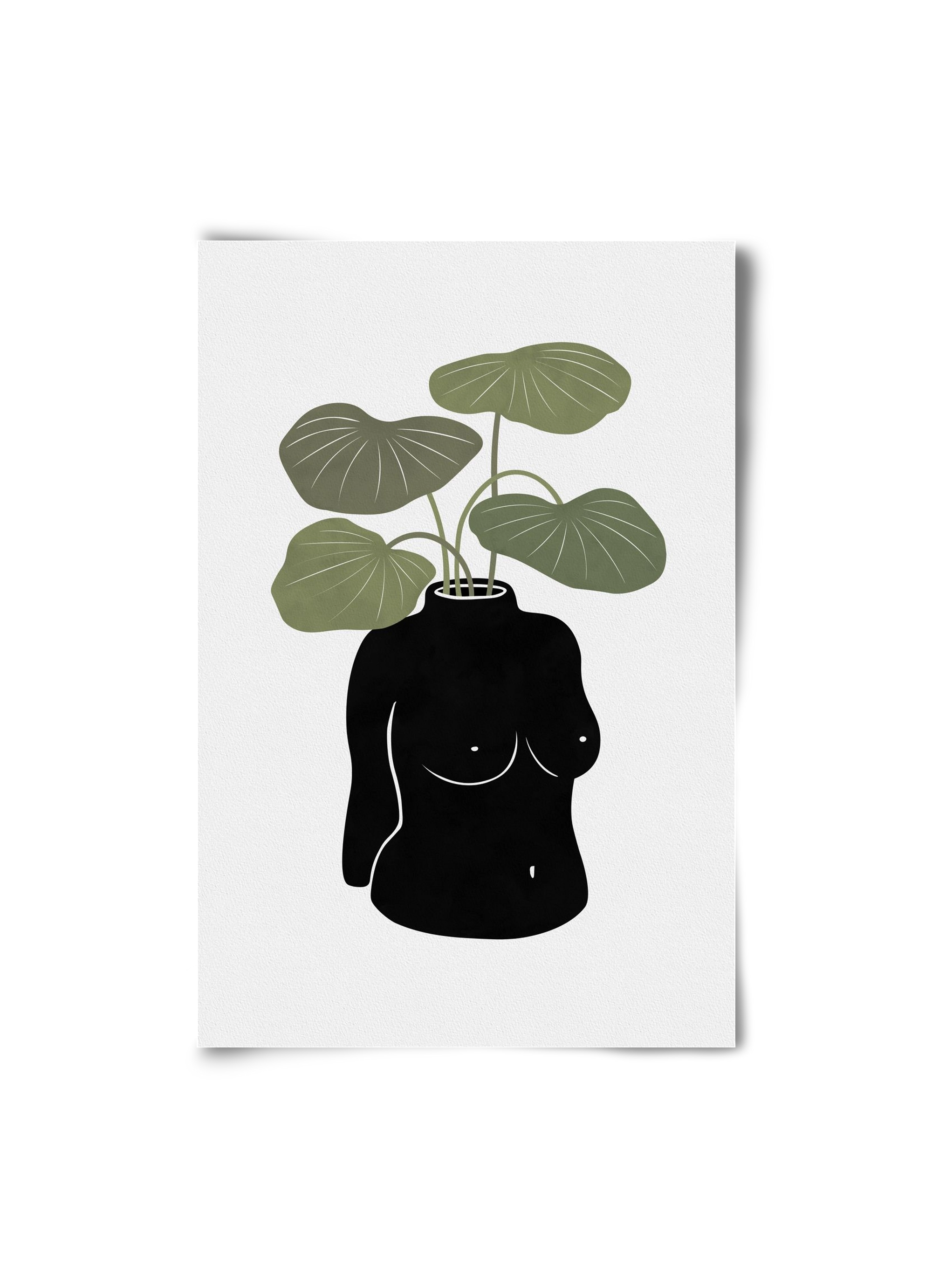 Boob-tanical Vase, 20x30 cm, Keret nélkül