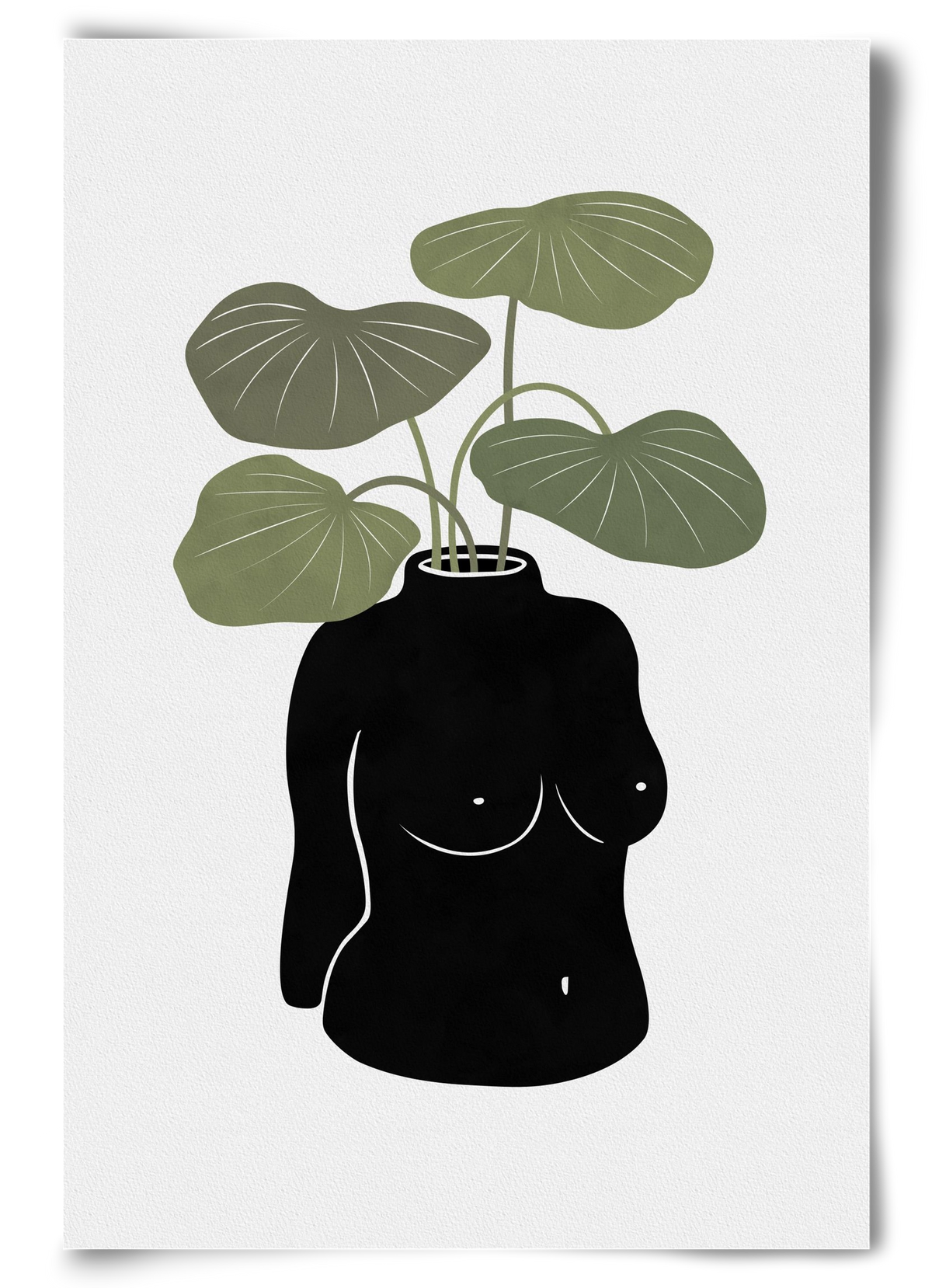 Boob-tanical Vase, 60x90 cm, Keret nélkül