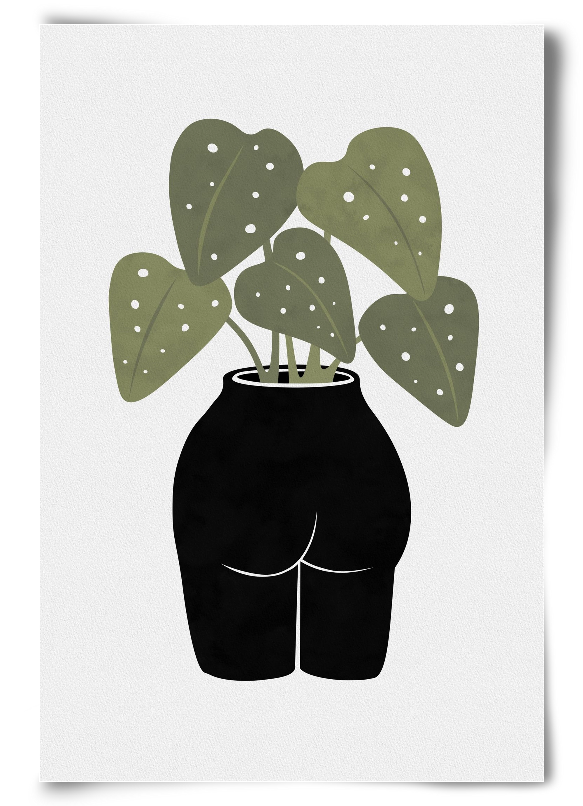 Butt-anical Vase, 60x90 cm, Keret nélkül