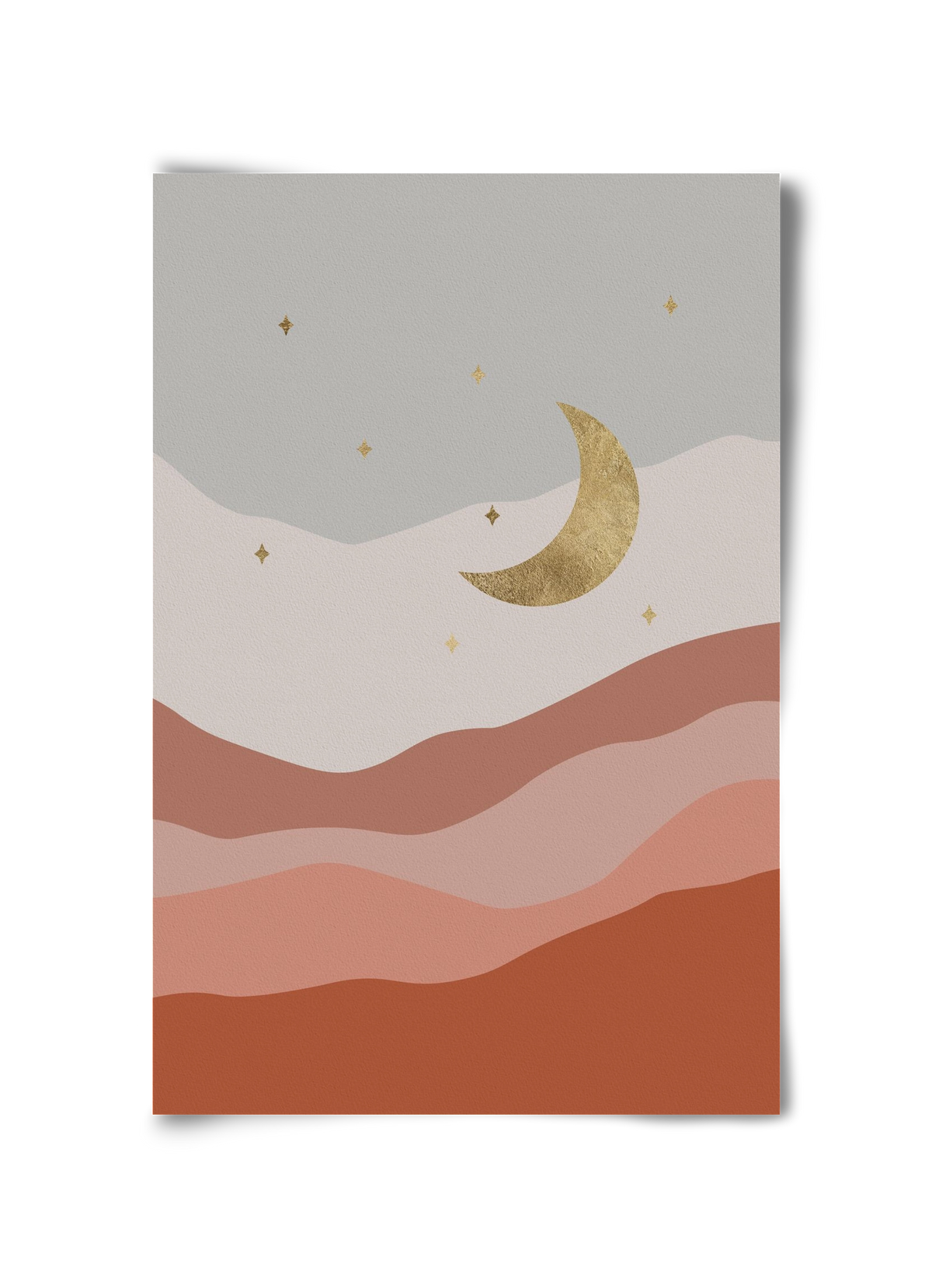 Bohemian Moon, 30x45 cm, Keret nélkül