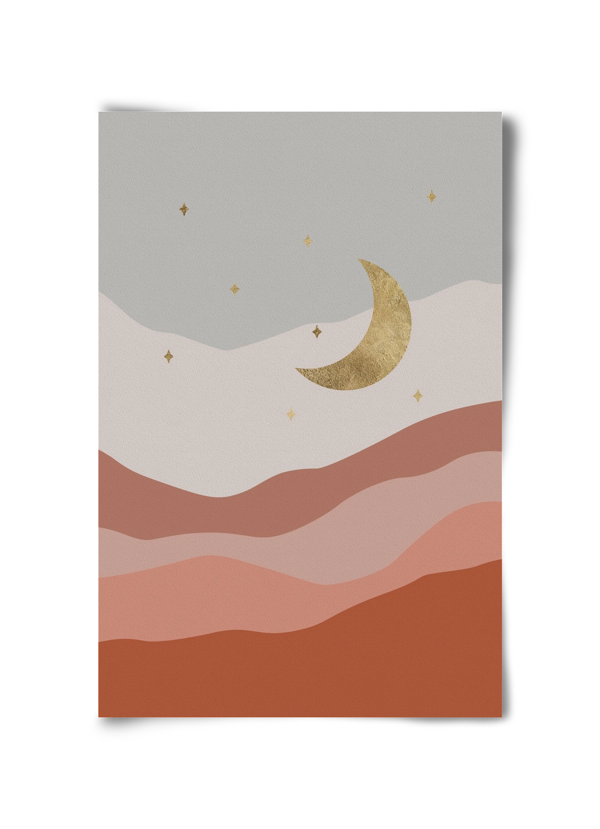 Bohemian Moon, 30x45 cm, Keret nélkül