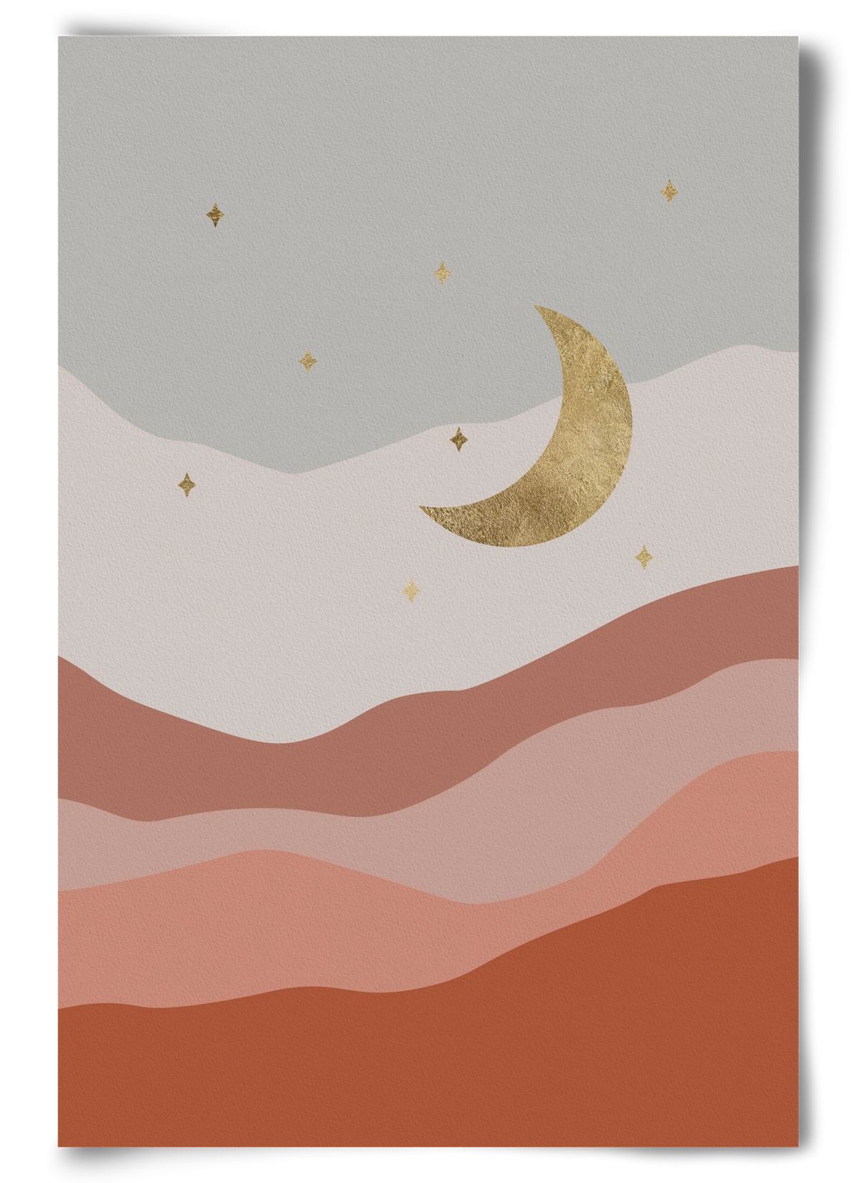 Bohemian Moon, 60x90 cm, Keret nélkül